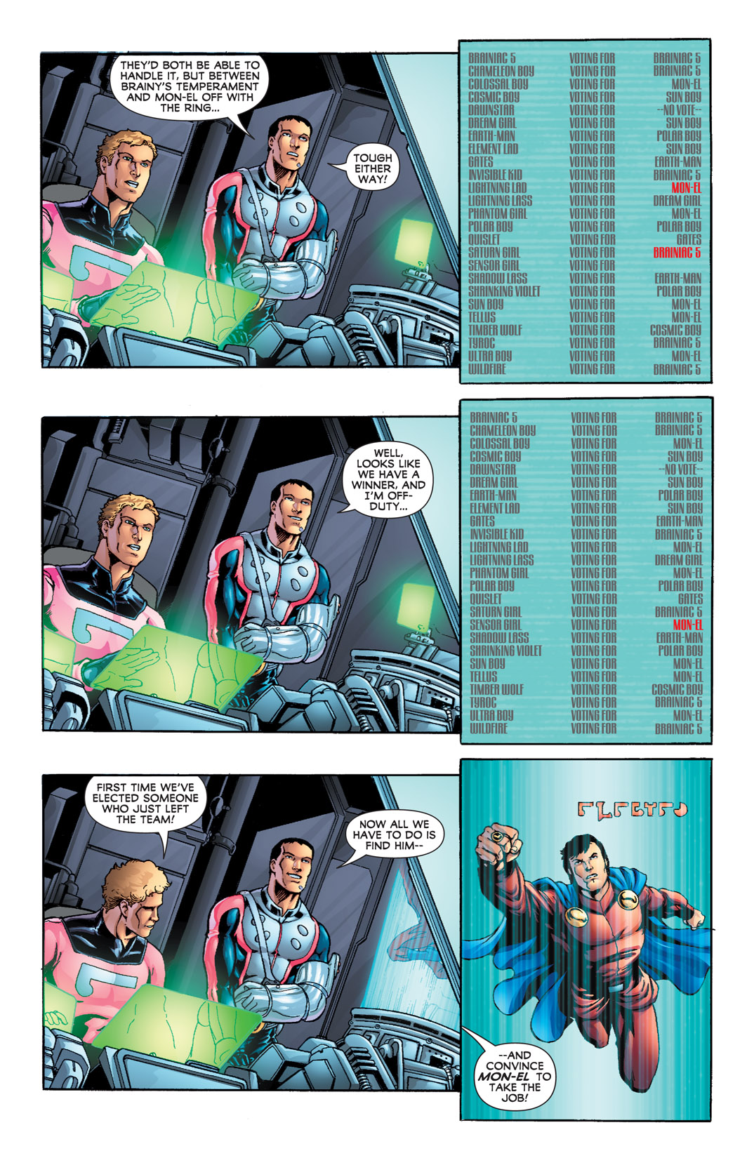 Read online Legion of Super-Heroes (2010) comic -  Issue #8 - 30
