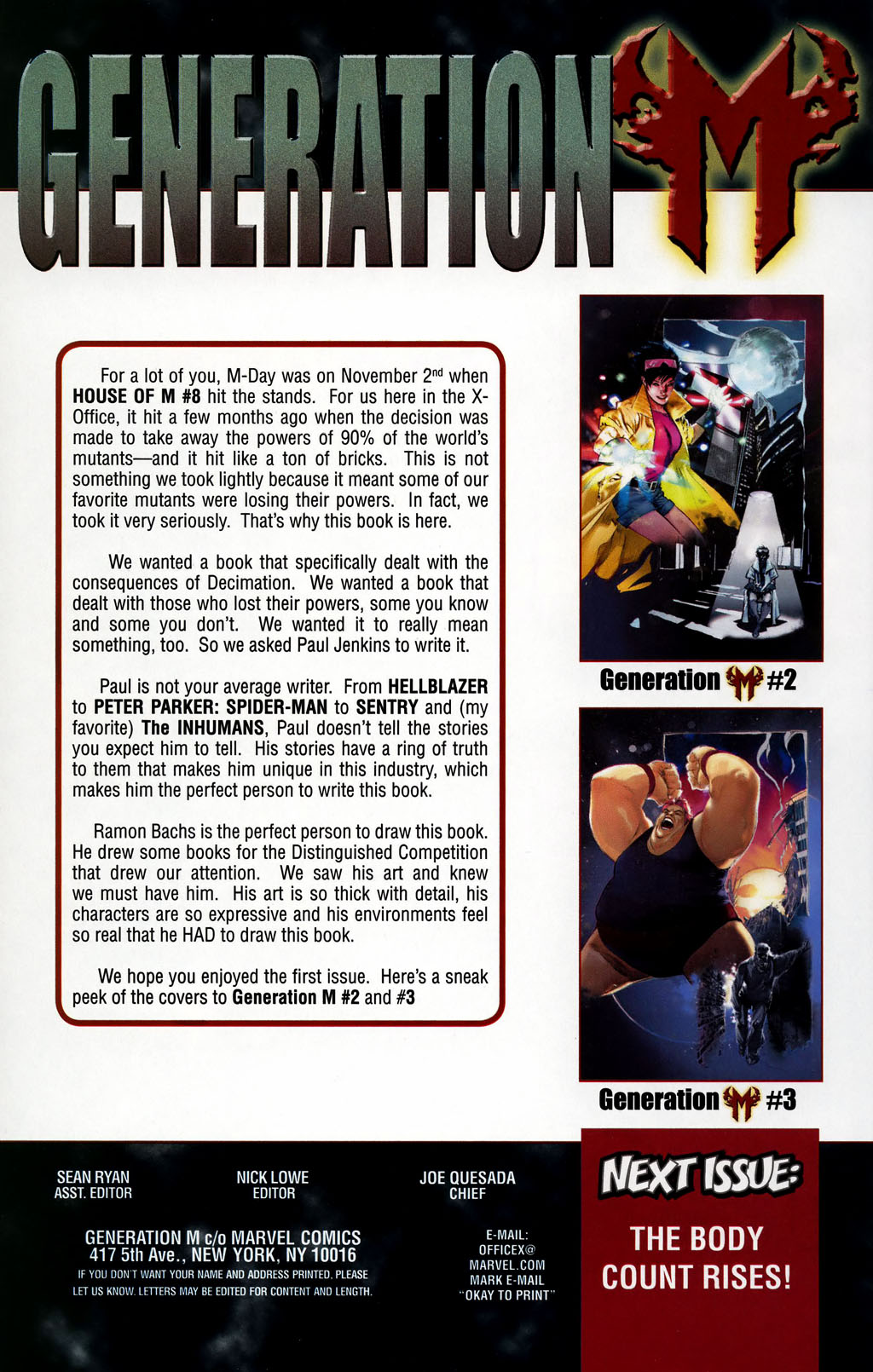 Read online Generation M comic -  Issue #1 - 23