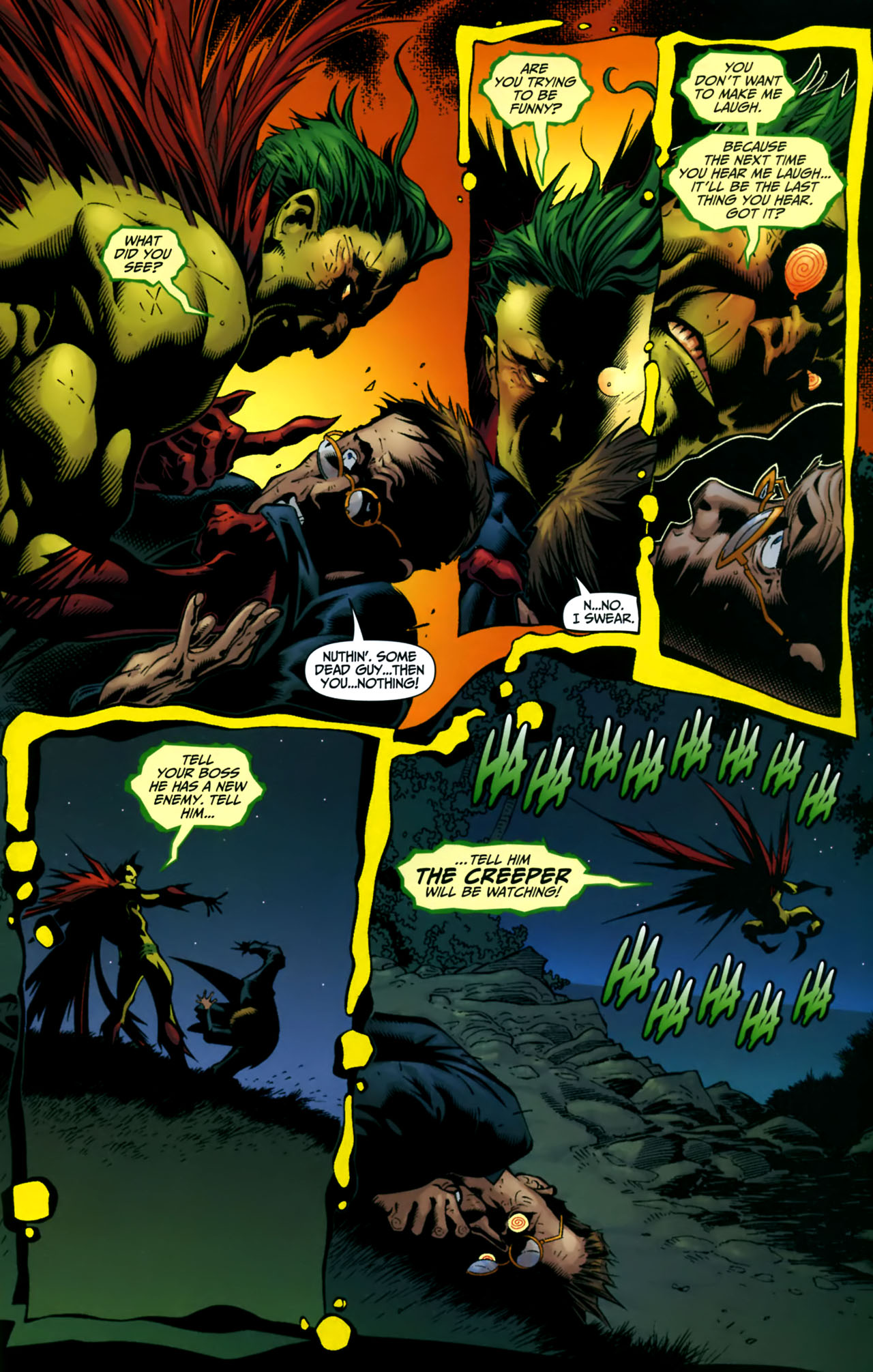 Read online The Creeper (2006) comic -  Issue #1 - 21