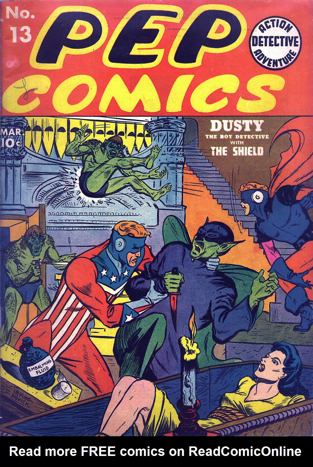 Read online Pep Comics comic -  Issue #13 - 1