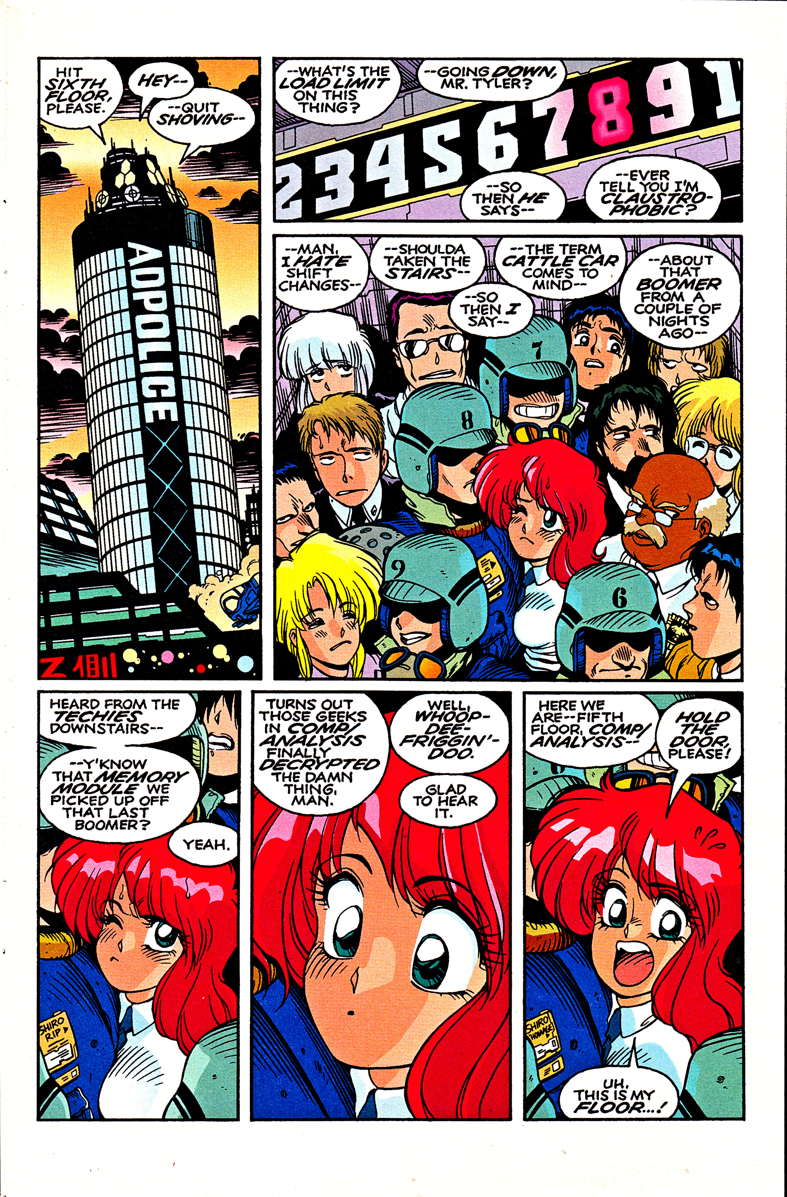 Read online Bubblegum Crisis: Grand Mal comic -  Issue #3 - 4