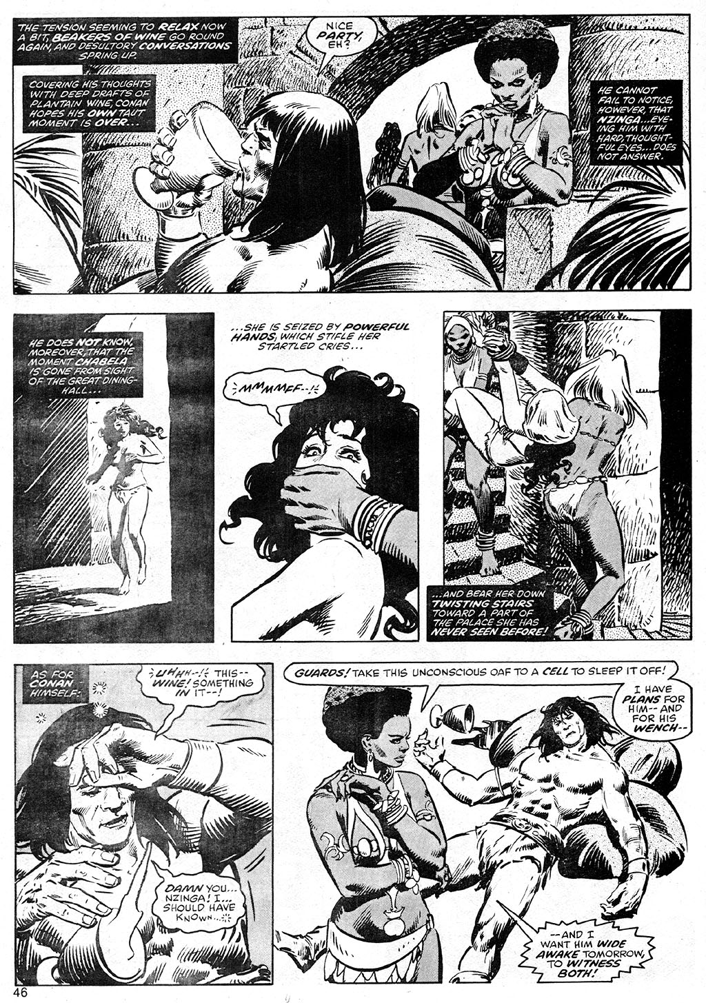 Read online The Savage Sword Of Conan comic -  Issue #41 - 46