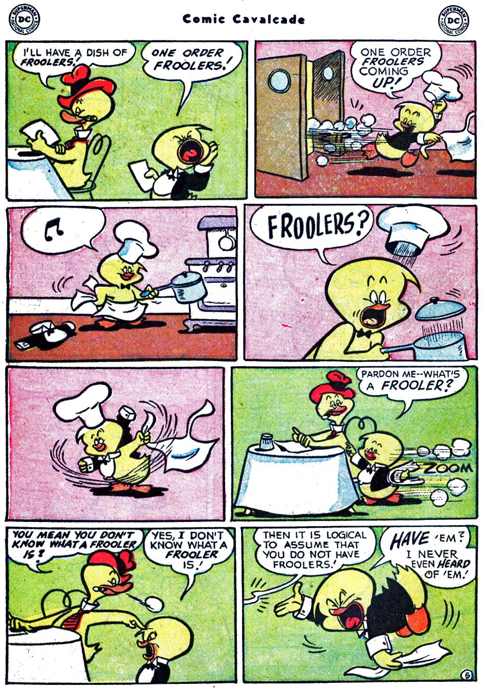 Read online Comic Cavalcade comic -  Issue #57 - 60