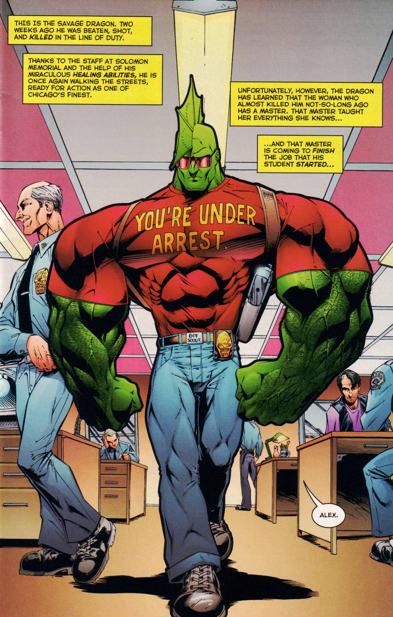 Read online Savage Dragon: Red Horizon comic -  Issue #3 - 3