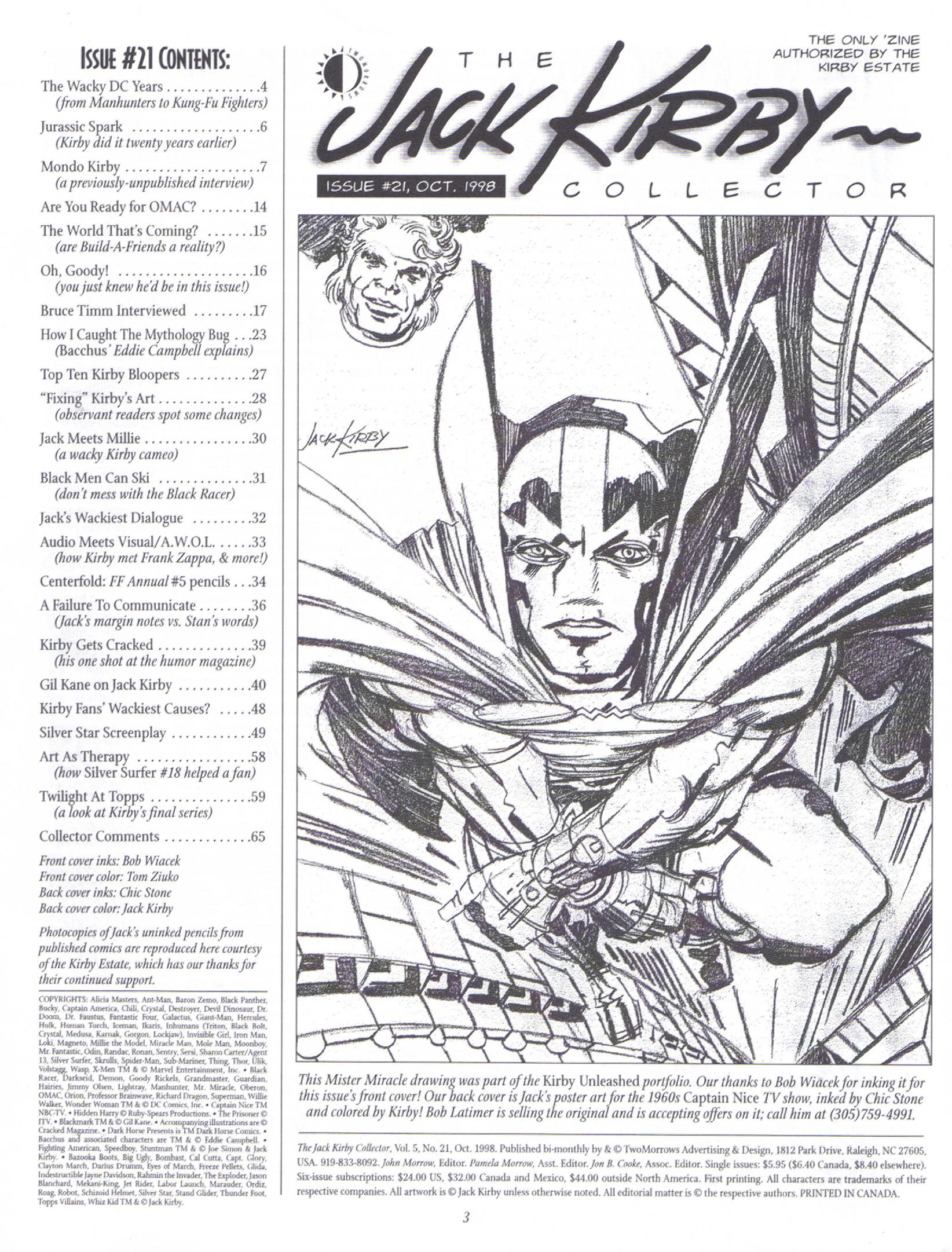 Read online The Jack Kirby Collector comic -  Issue #21 - 3
