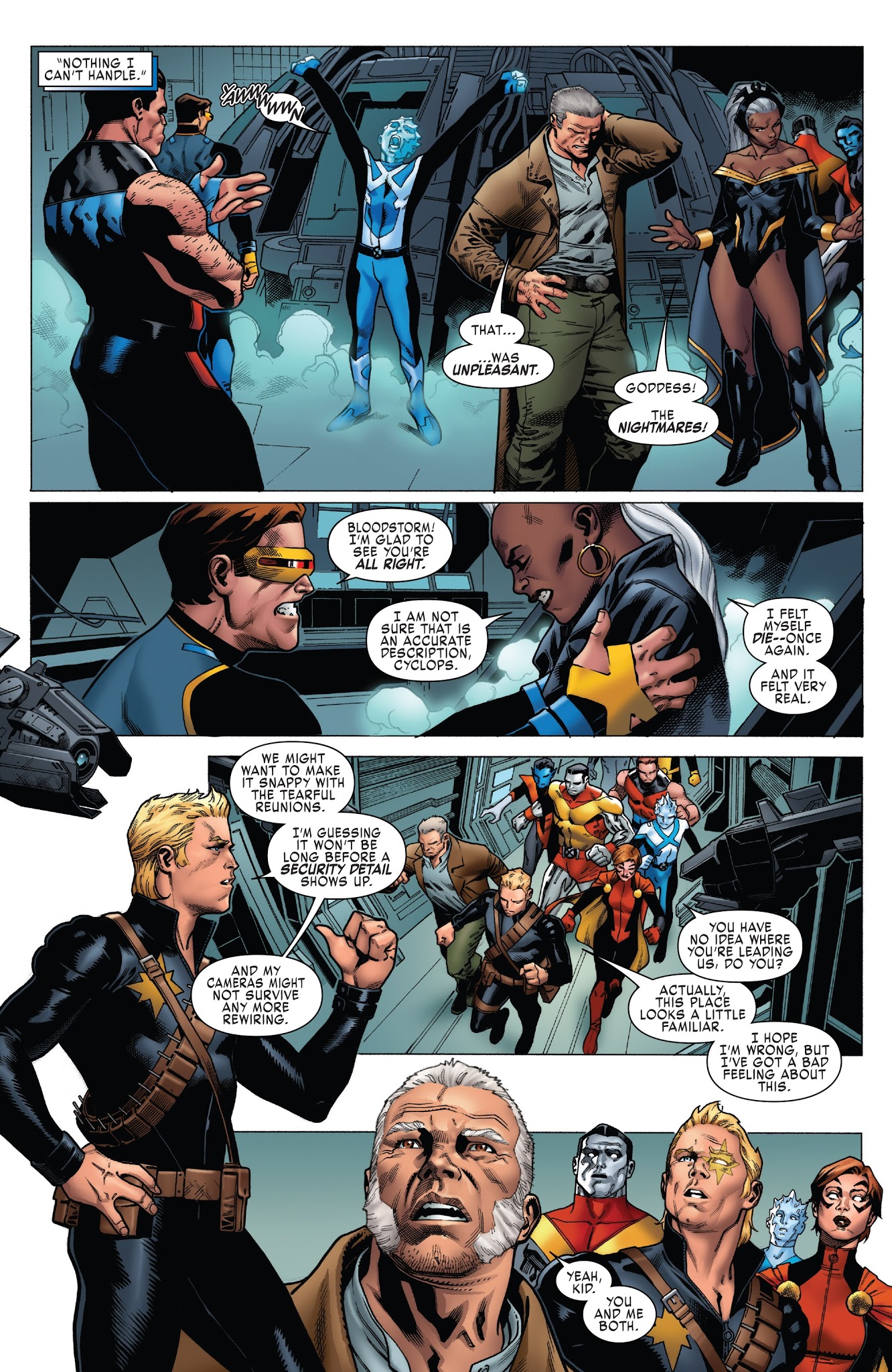 Read online X-Men: Blue comic -  Issue #14 - 19