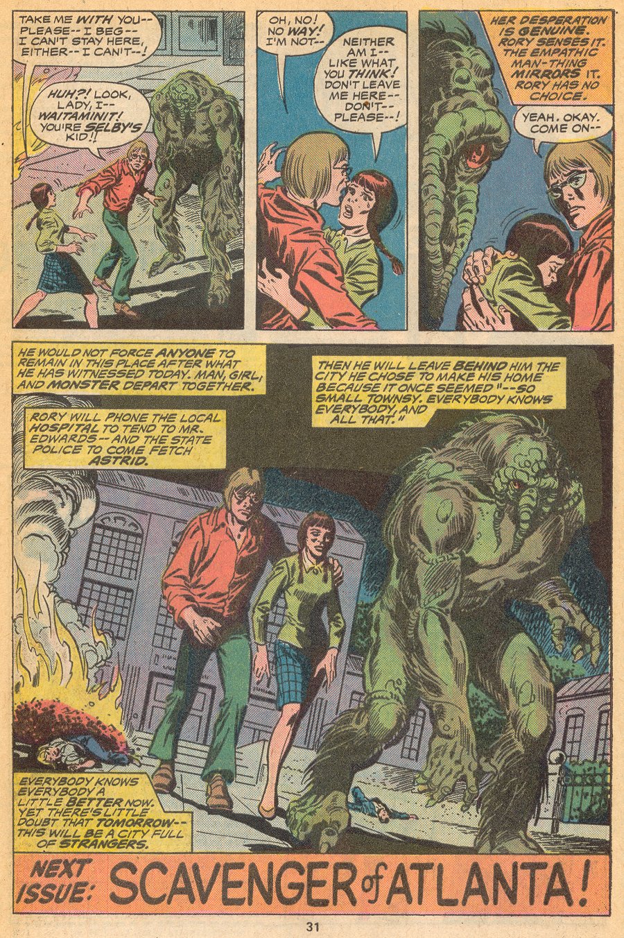 Read online Man-Thing (1974) comic -  Issue #18 - 22
