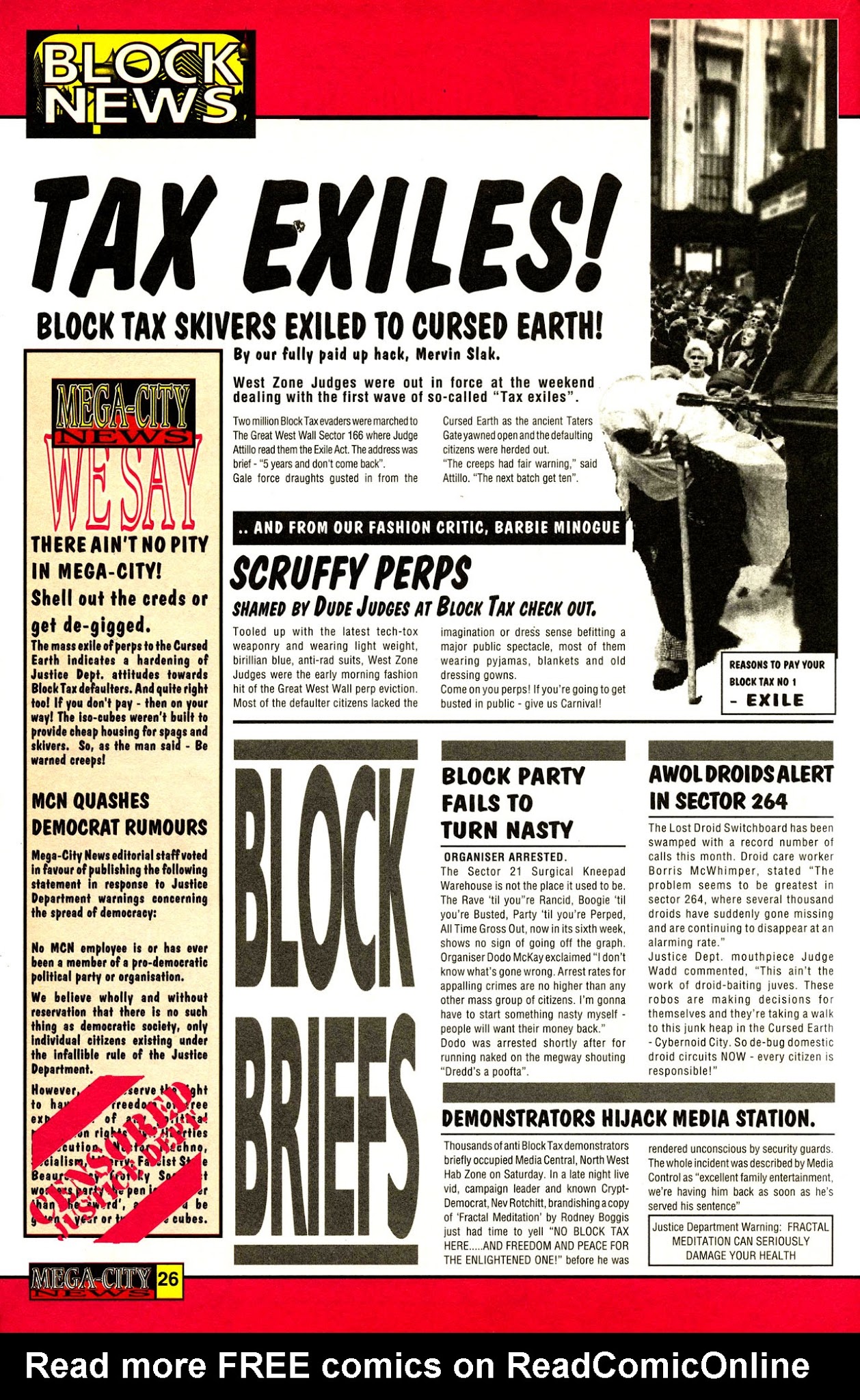Read online Judge Dredd: The Megazine comic -  Issue #3 - 23