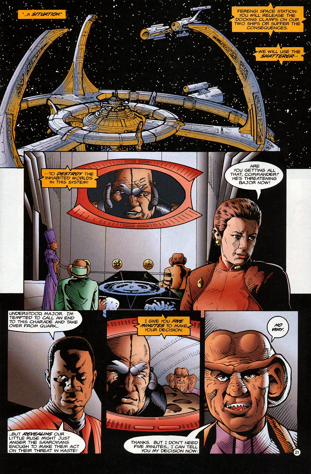 Read online Star Trek: Deep Space Nine (1993) comic -  Issue #22 - 24