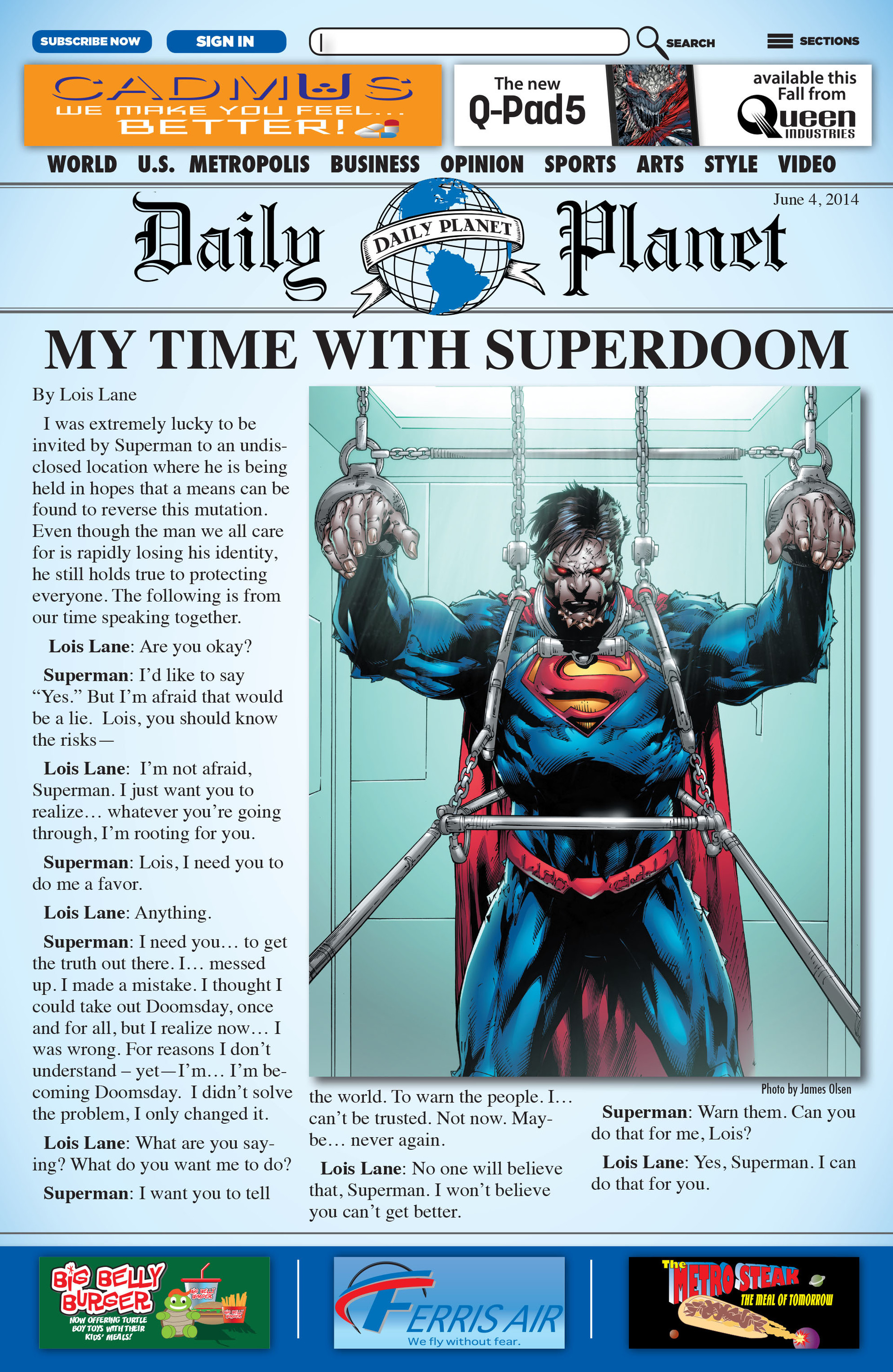Read online Action Comics (2011) comic -  Issue #32 - 2