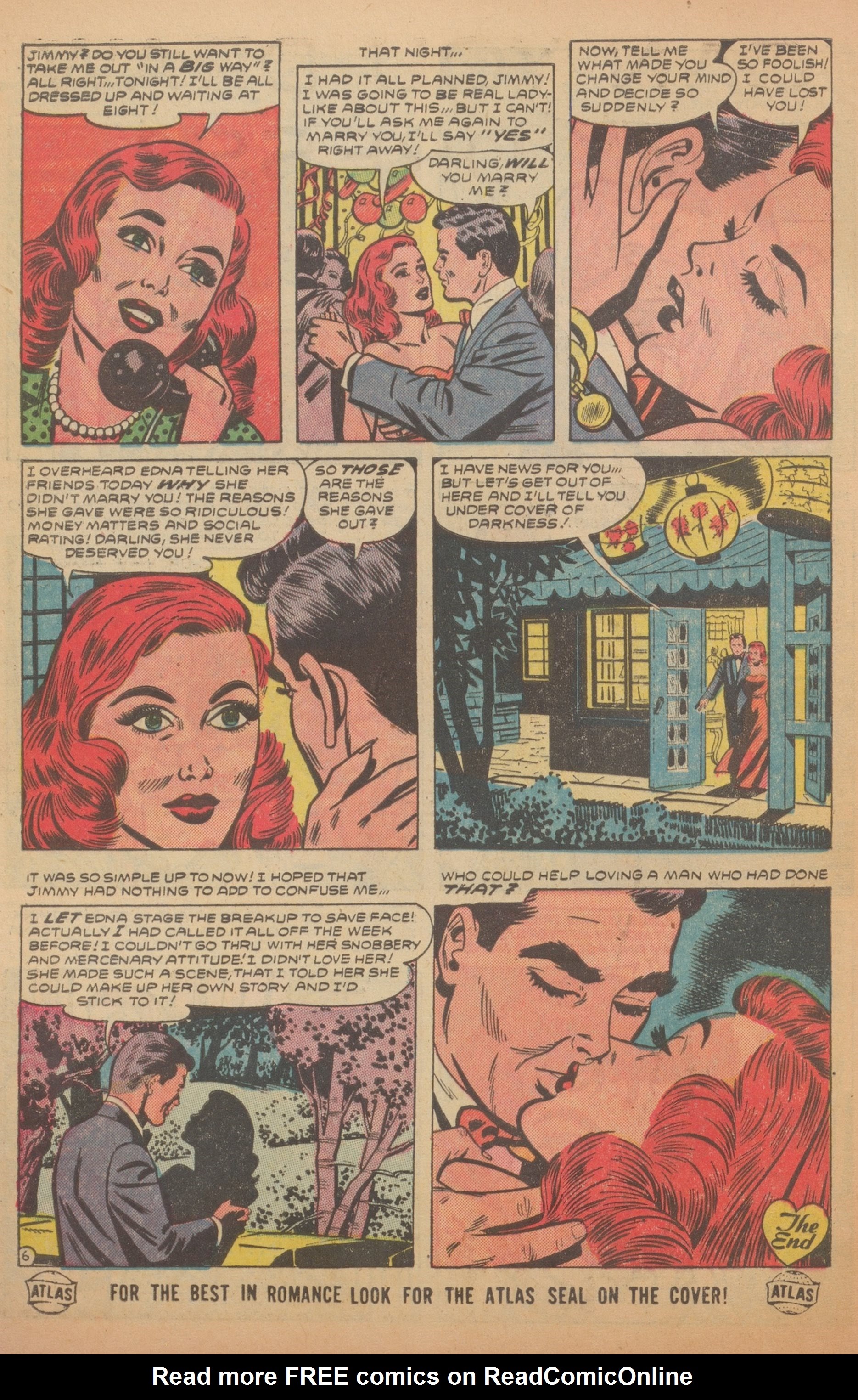 Read online Love Romances comic -  Issue #45 - 32