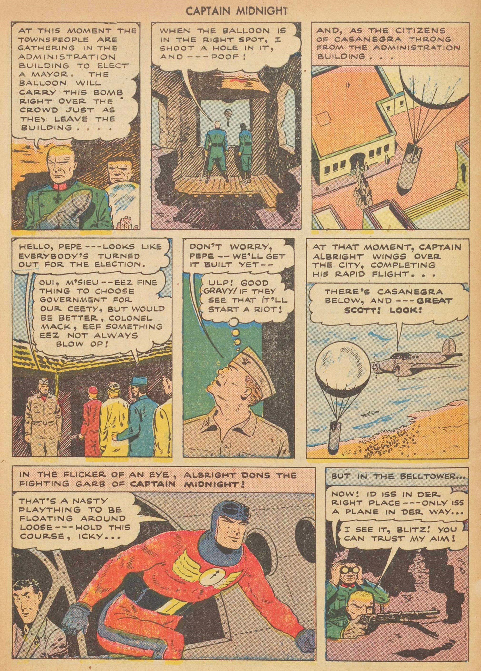 Read online Captain Midnight (1942) comic -  Issue #27 - 6