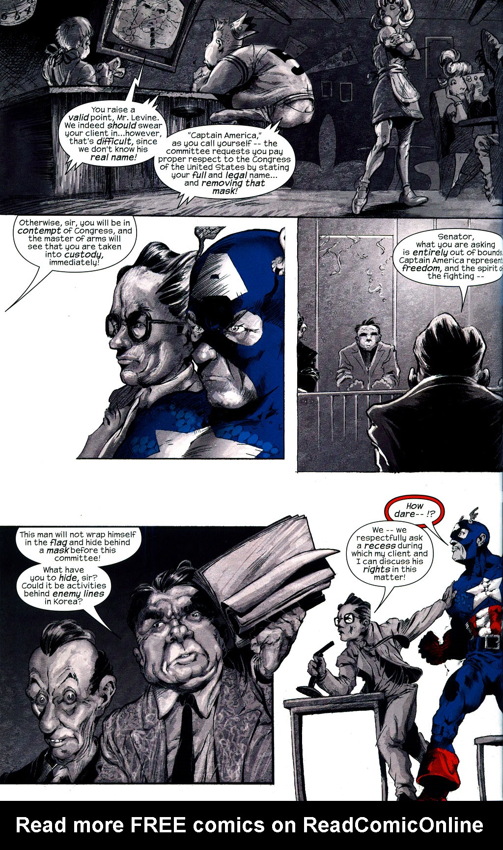Read online Captain America: Red, White & Blue comic -  Issue # TPB - 50