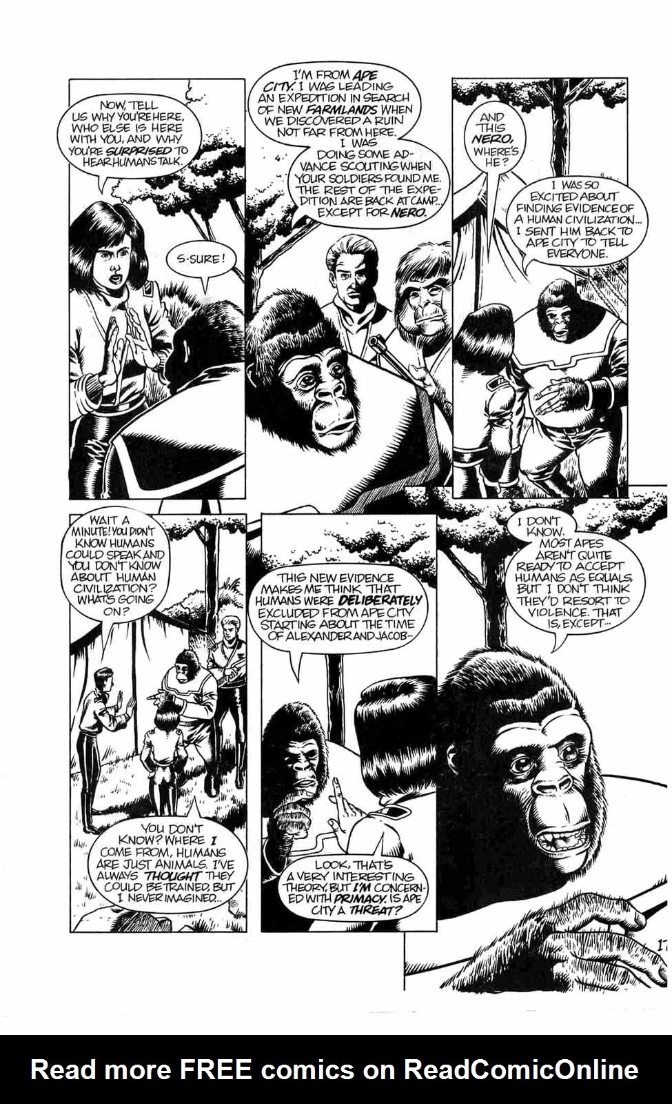 Read online Planet of the Apes: The Forbidden Zone comic -  Issue #3 - 19