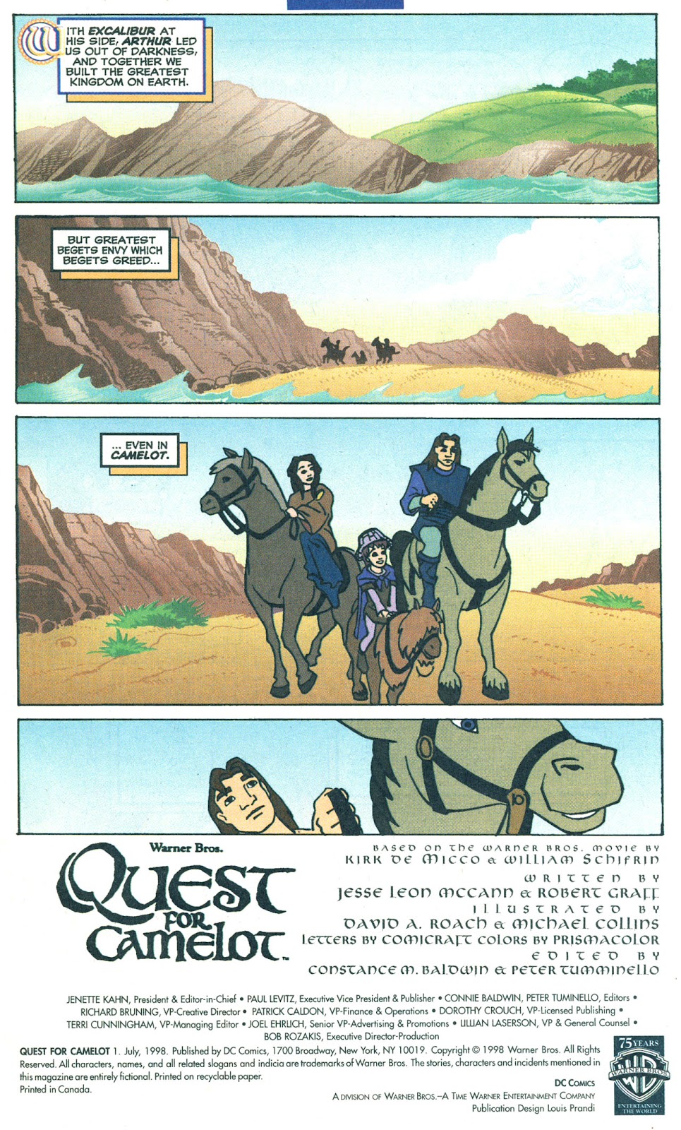 Quest For Camelot issue Full - Page 2