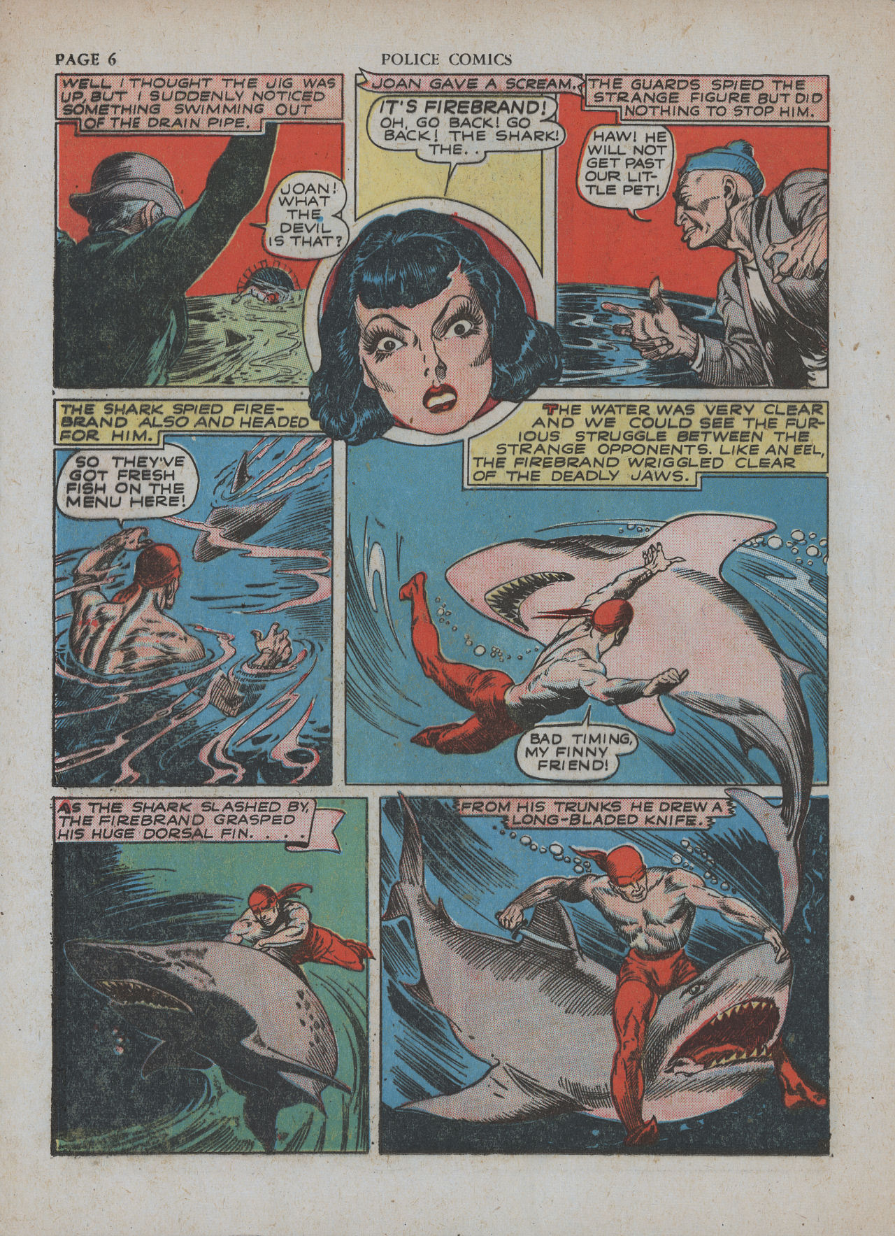 Read online Police Comics comic -  Issue #7 - 10