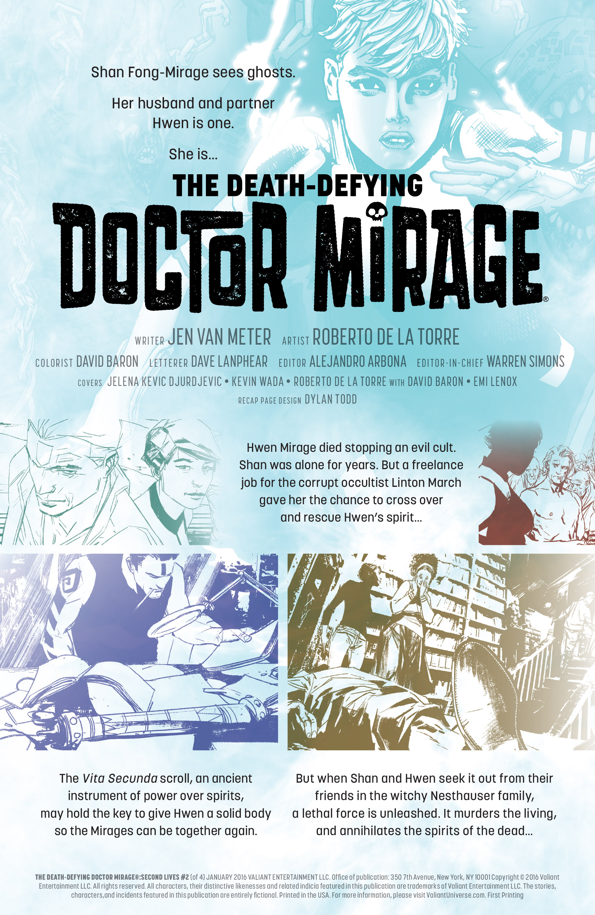 Read online The Death-Defying Doctor Mirage: Second Lives comic -  Issue #2 - 2