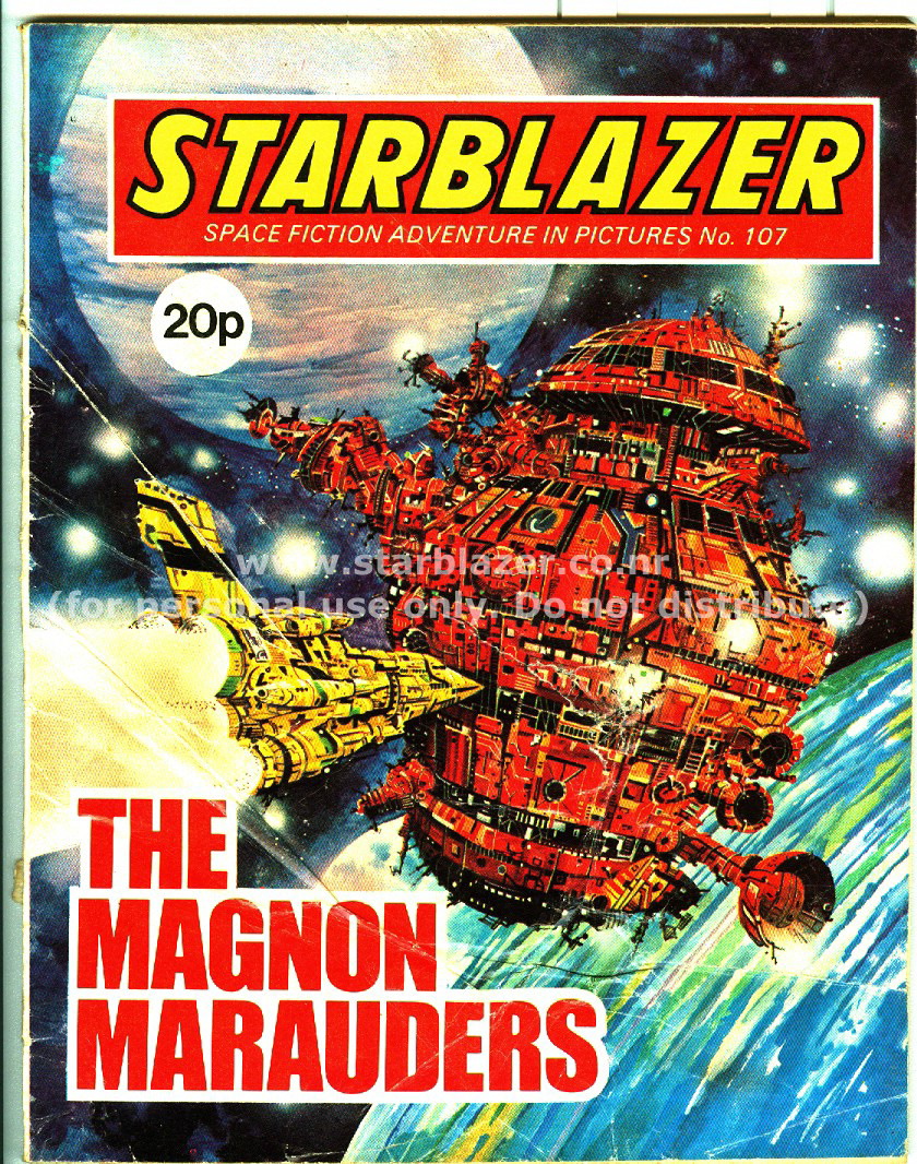 Read online Starblazer comic -  Issue #107 - 1