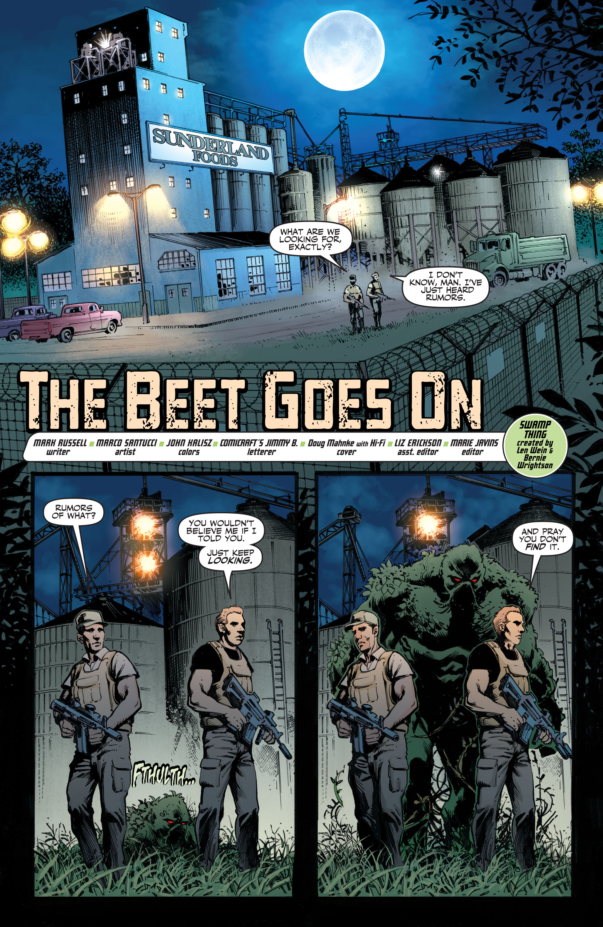 Read online Swamp Thing: New Roots comic -  Issue #1 - 2