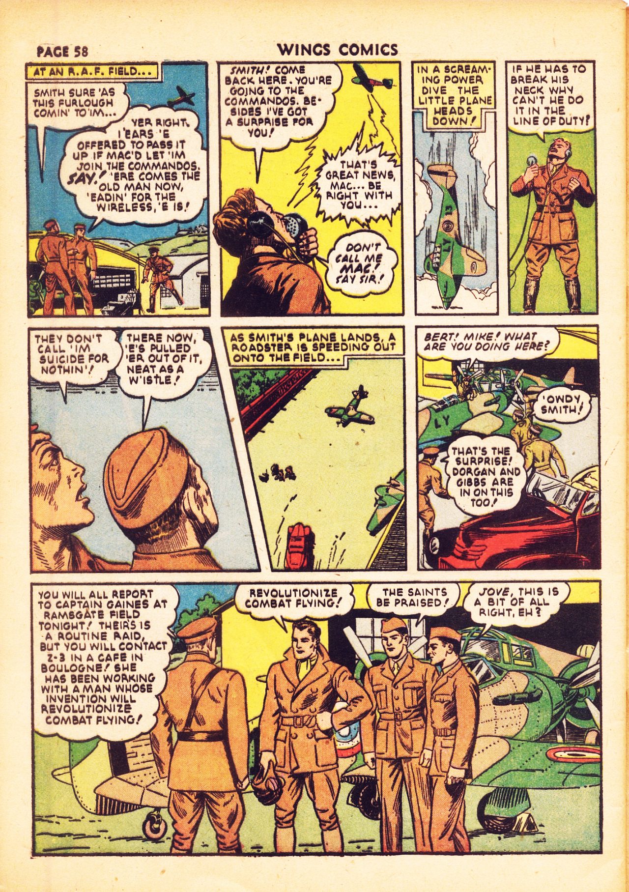 Read online Wings Comics comic -  Issue #20 - 60