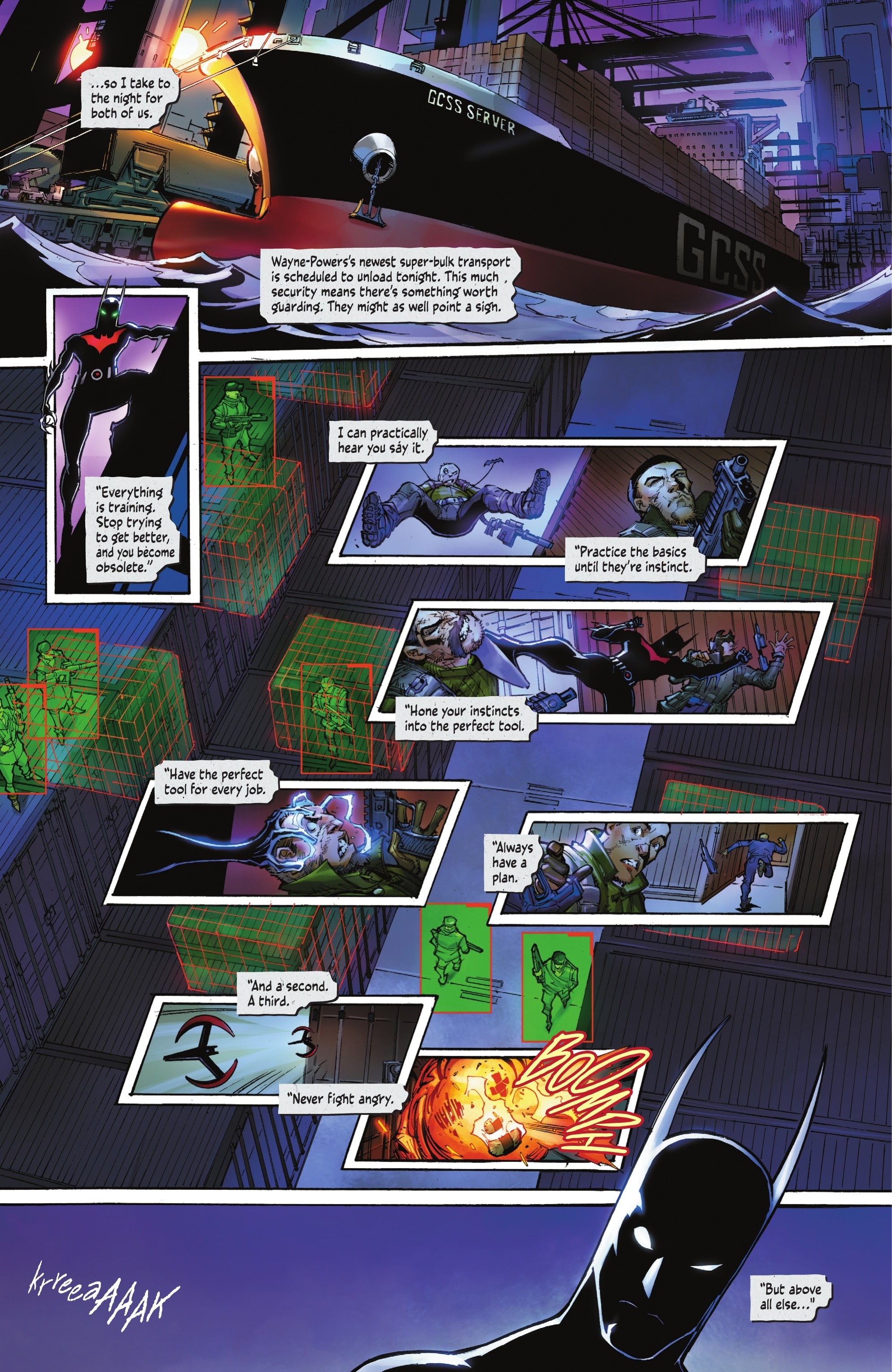 Read online Batman Beyond: Neo-Year comic -  Issue #1 - 15