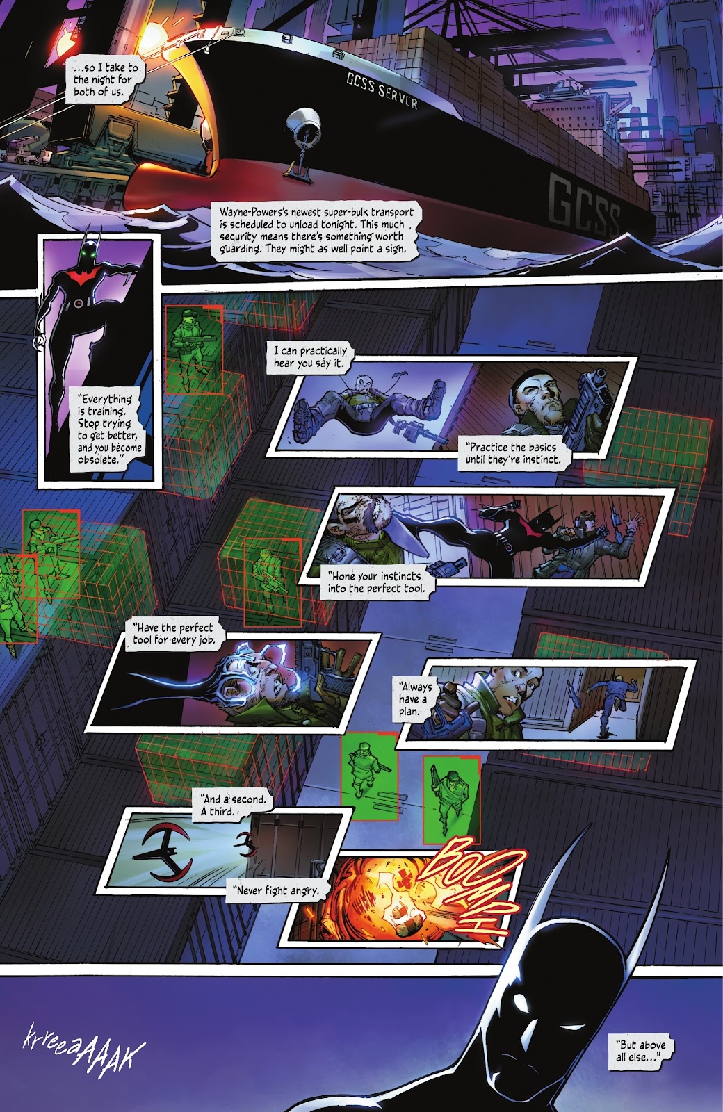 Batman Beyond: Neo-Year issue 1 - Page 15