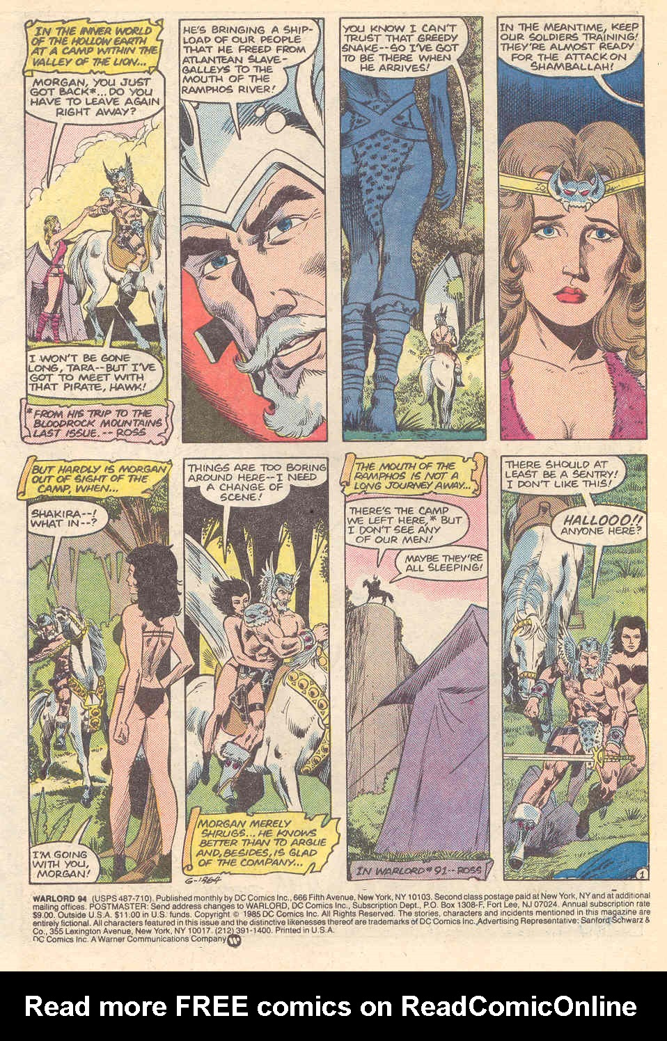 Read online Warlord (1976) comic -  Issue #94 - 2