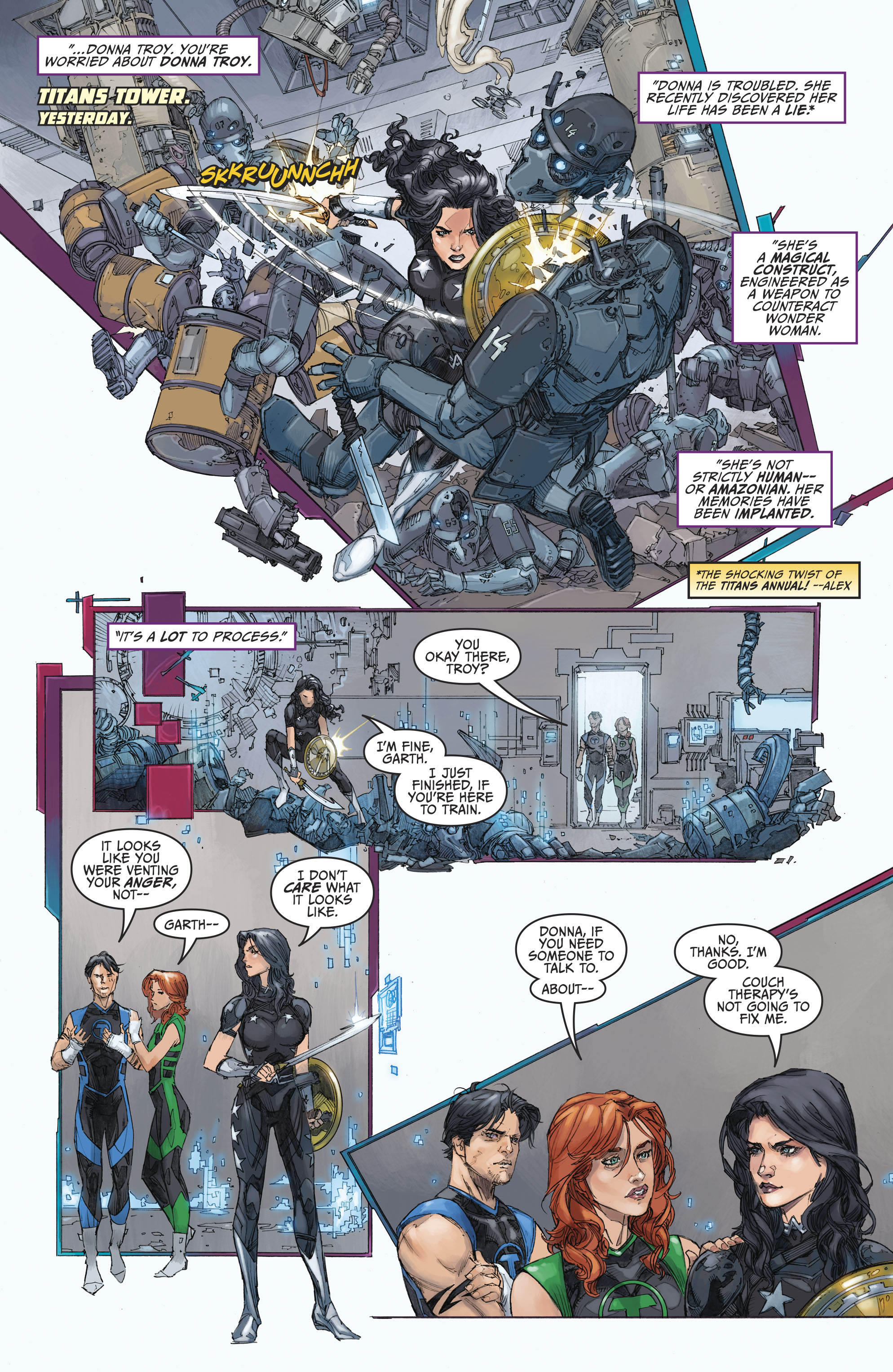 Read online Titans (2016) comic -  Issue #12 - 7