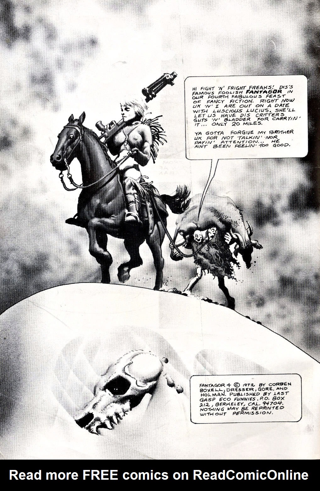 Read online Fantagor comic -  Issue #4 - 2