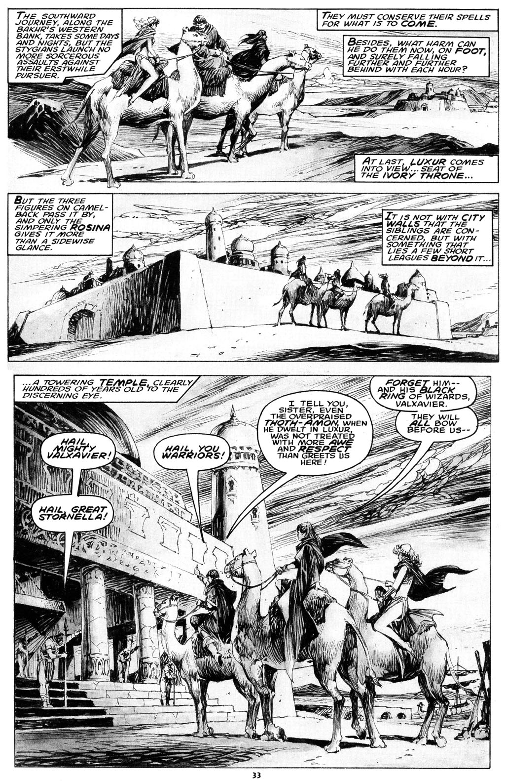 Read online The Savage Sword Of Conan comic -  Issue #216 - 35