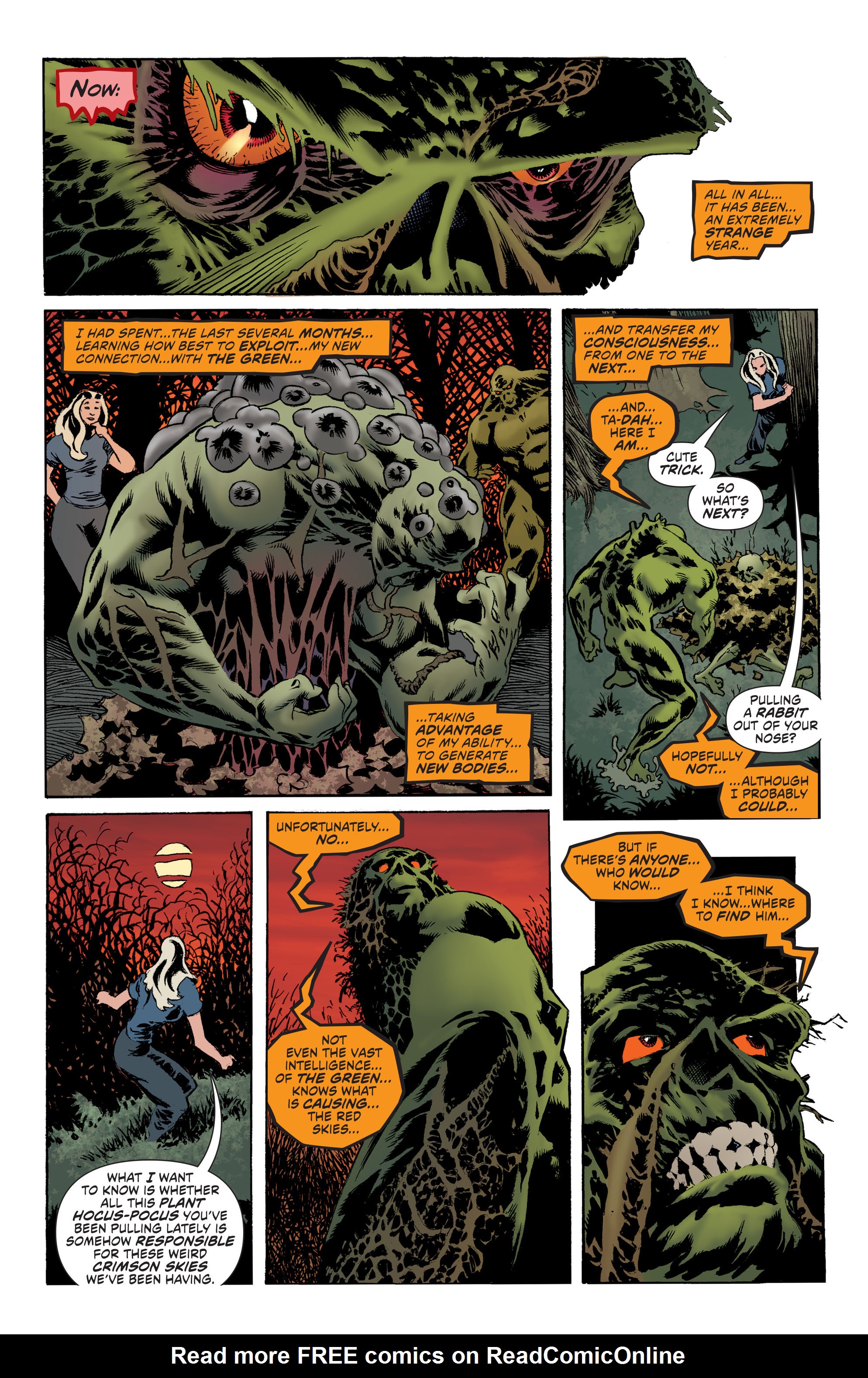 Read online Convergence Swamp Thing comic -  Issue #1 - 8
