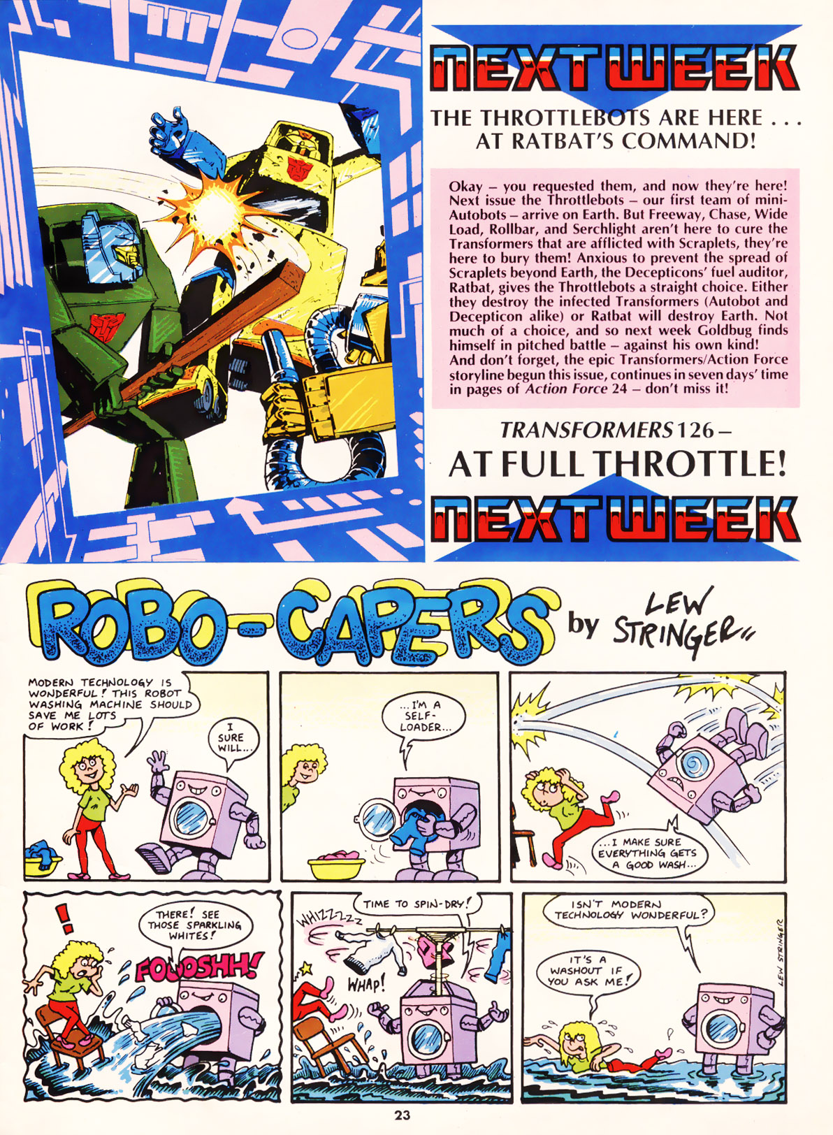 Read online The Transformers (UK) comic -  Issue #125 - 16