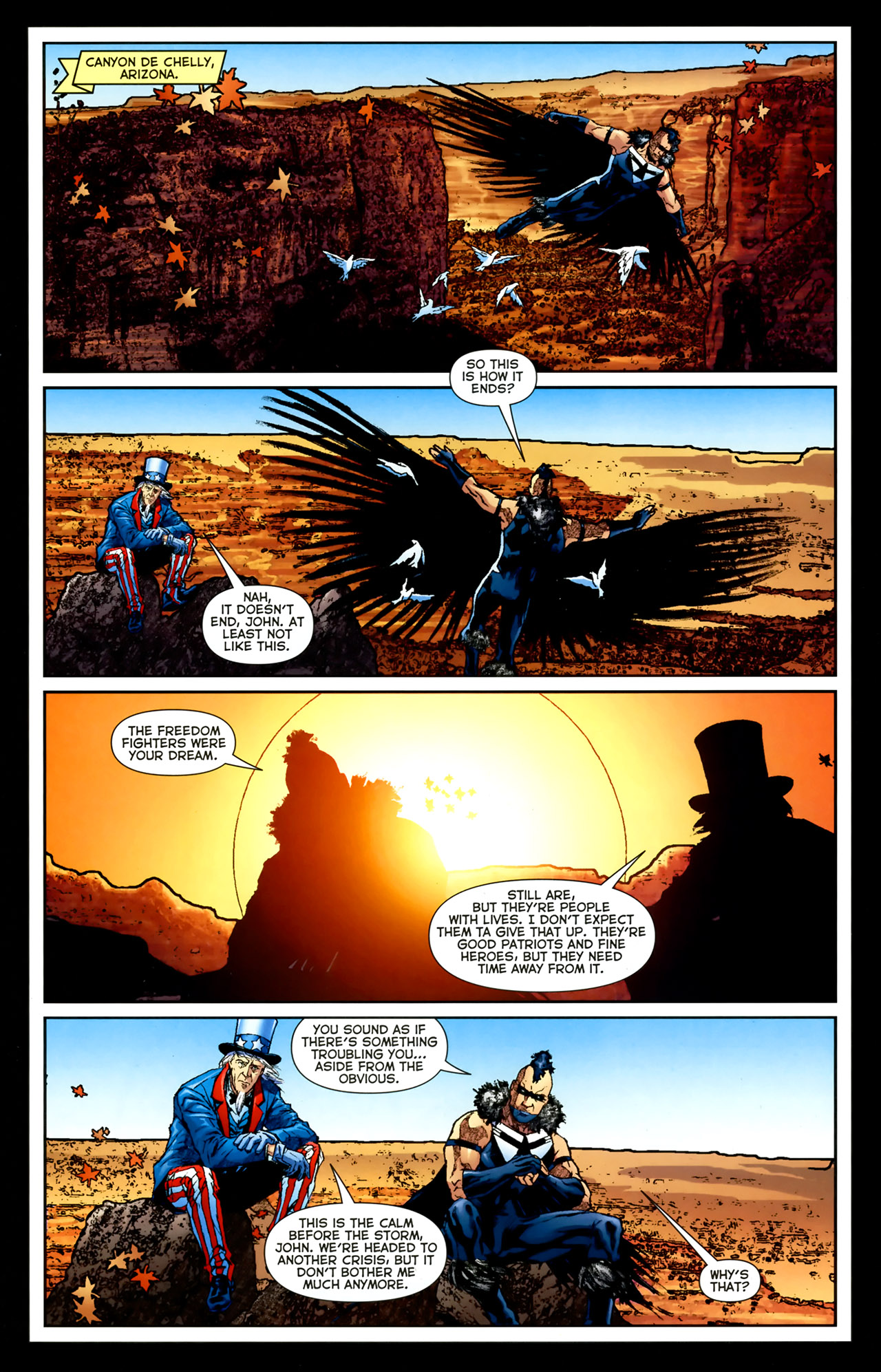 Read online Uncle Sam and the Freedom Fighters (2007) comic -  Issue #8 - 22