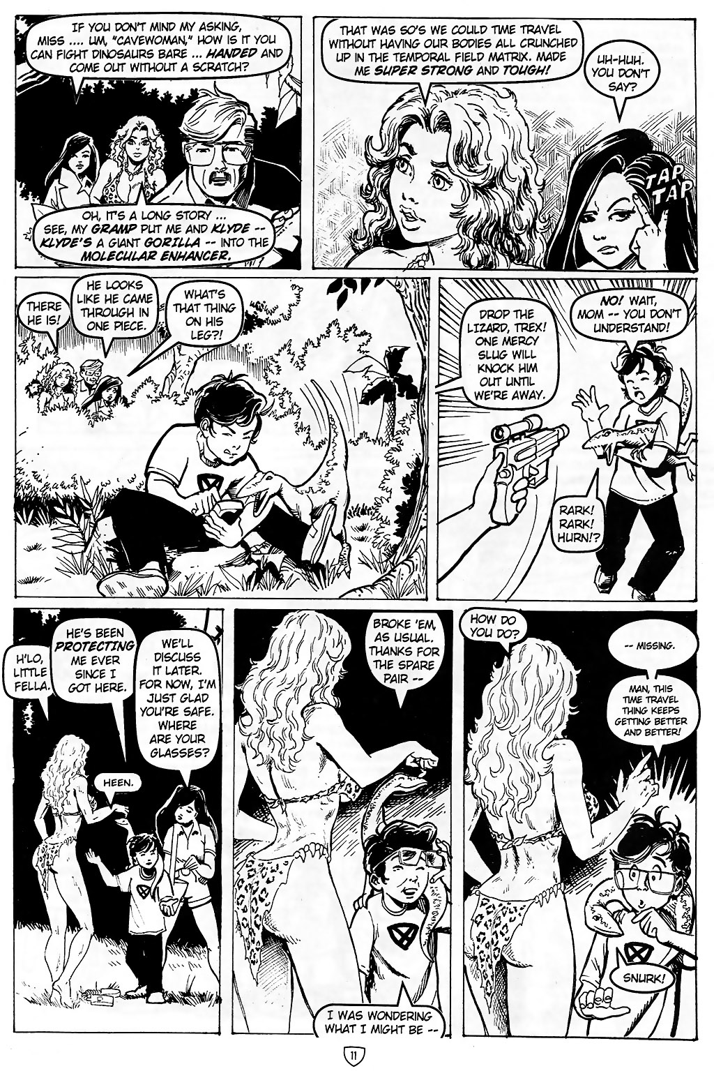 Read online Cavewoman meets Explorers comic -  Issue # Full - 13