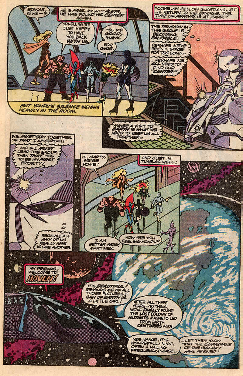 Read online Guardians of the Galaxy (1990) comic -  Issue #8 - 21