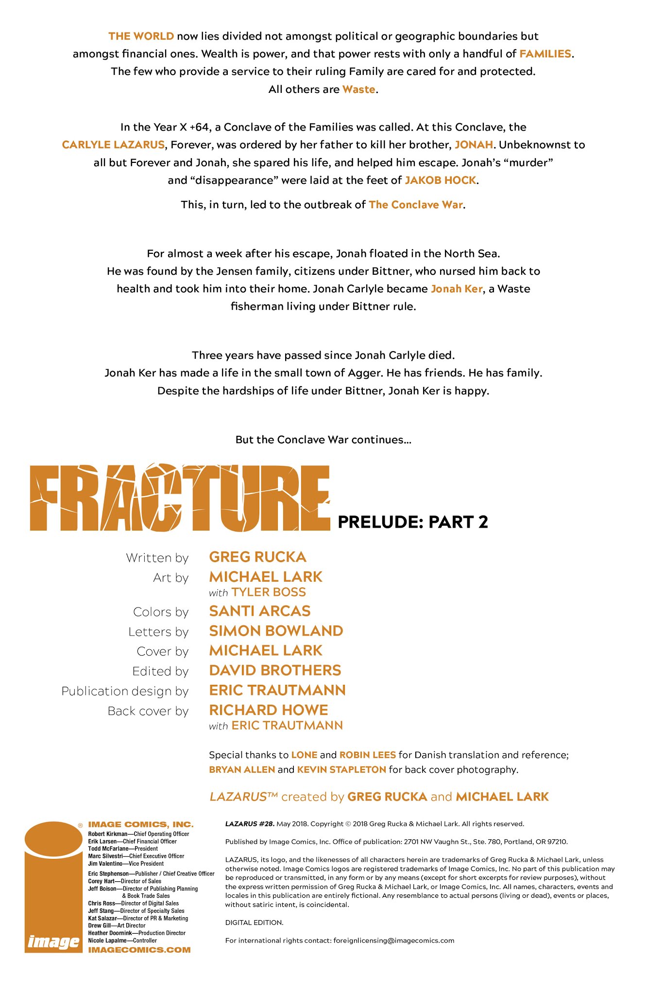 Read online Lazarus (2013) comic -  Issue #28 - 2