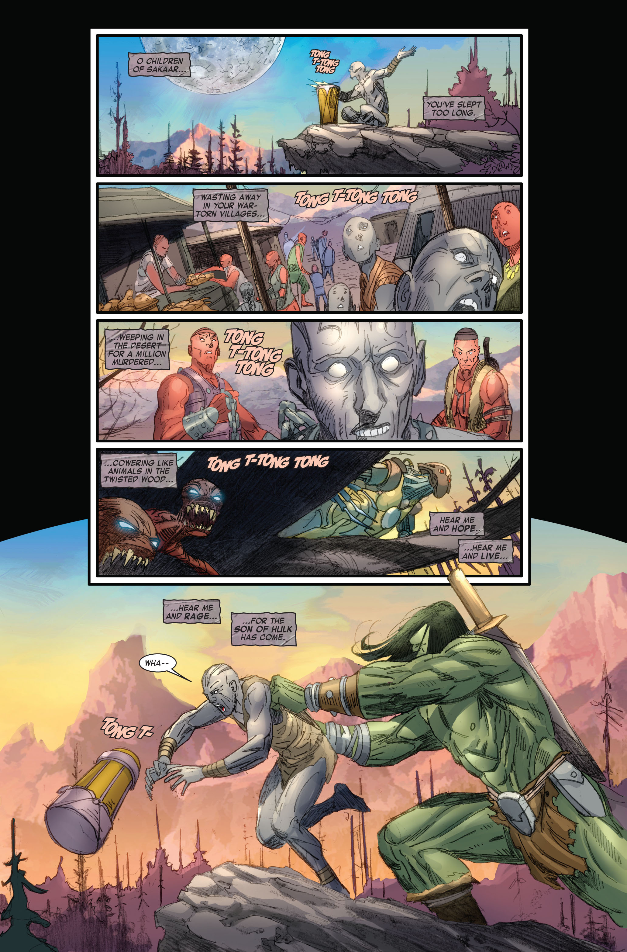 Read online Skaar: Son of Hulk comic -  Issue #4 - 4