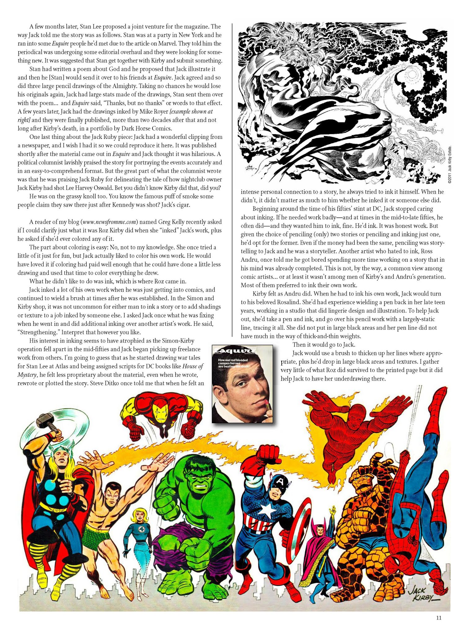 Read online The Jack Kirby Collector comic -  Issue #56 - 12