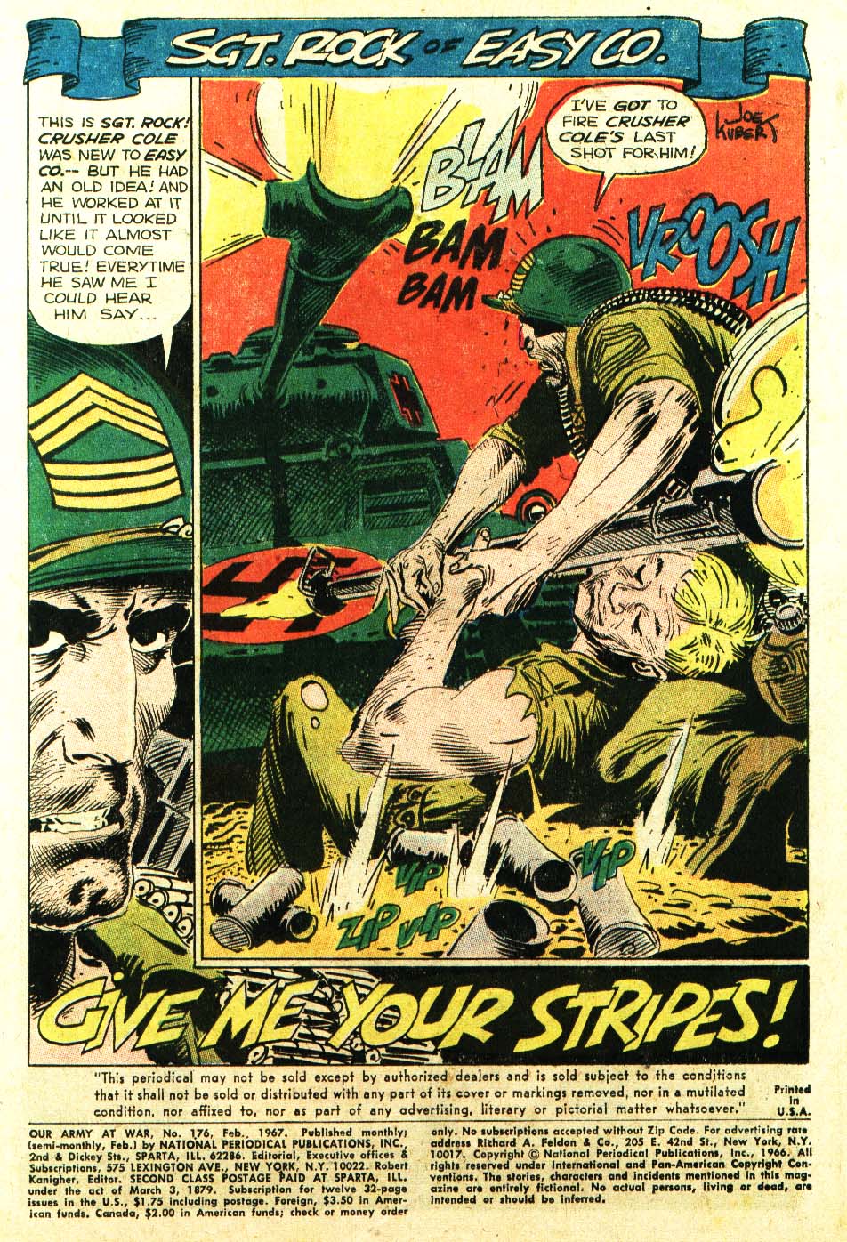 Read online Our Army at War (1952) comic -  Issue #176 - 3