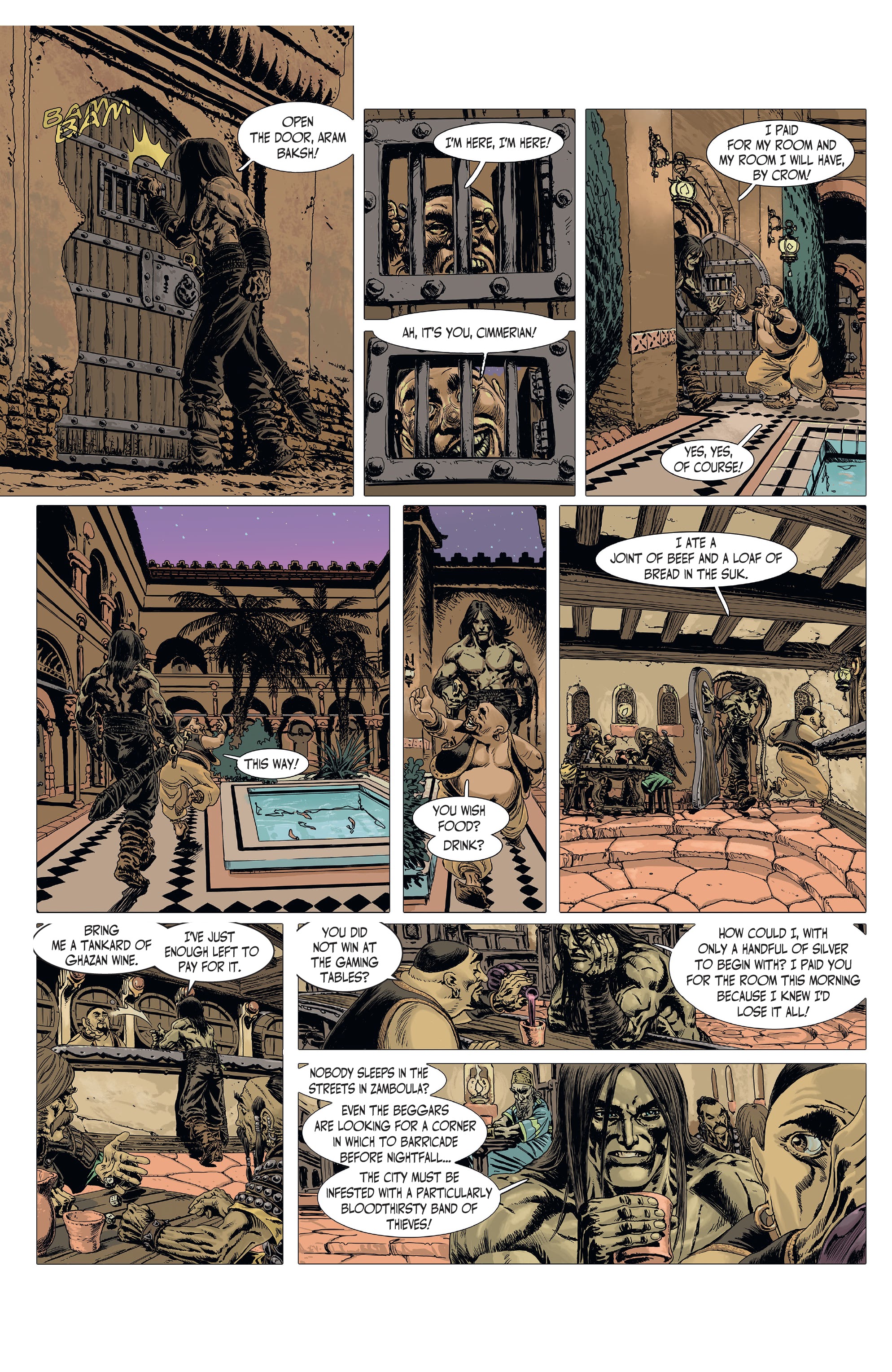 Read online The Cimmerian: The Man-Eaters Of Zamboula comic -  Issue #1 - 10
