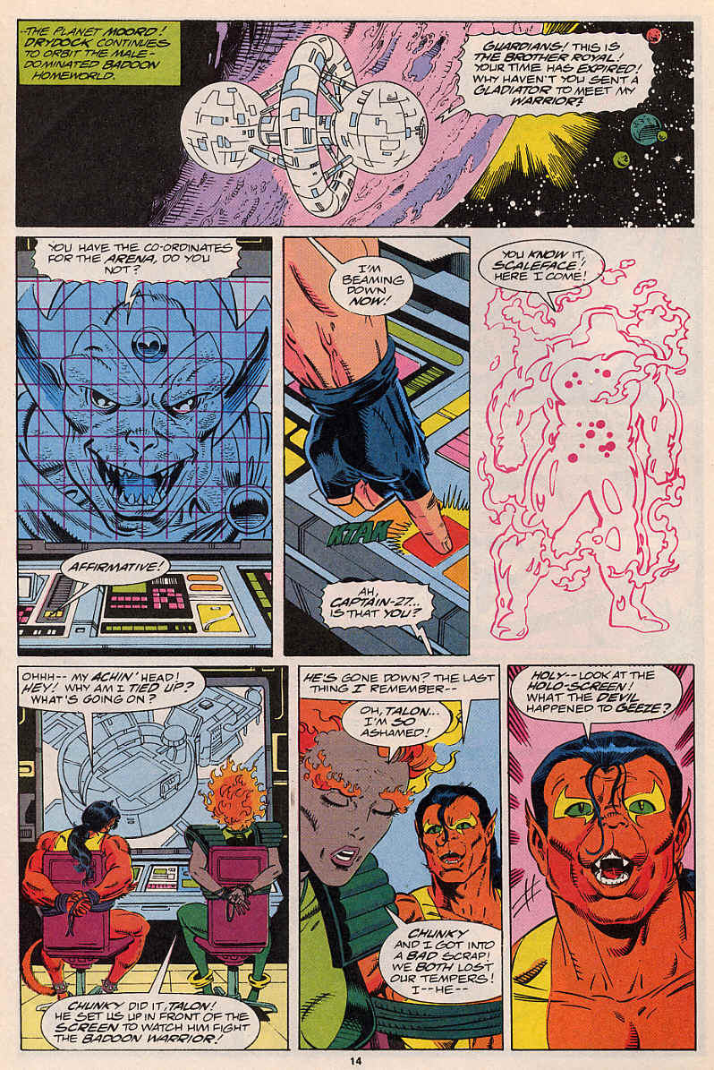 Read online Guardians of the Galaxy (1990) comic -  Issue #32 - 11