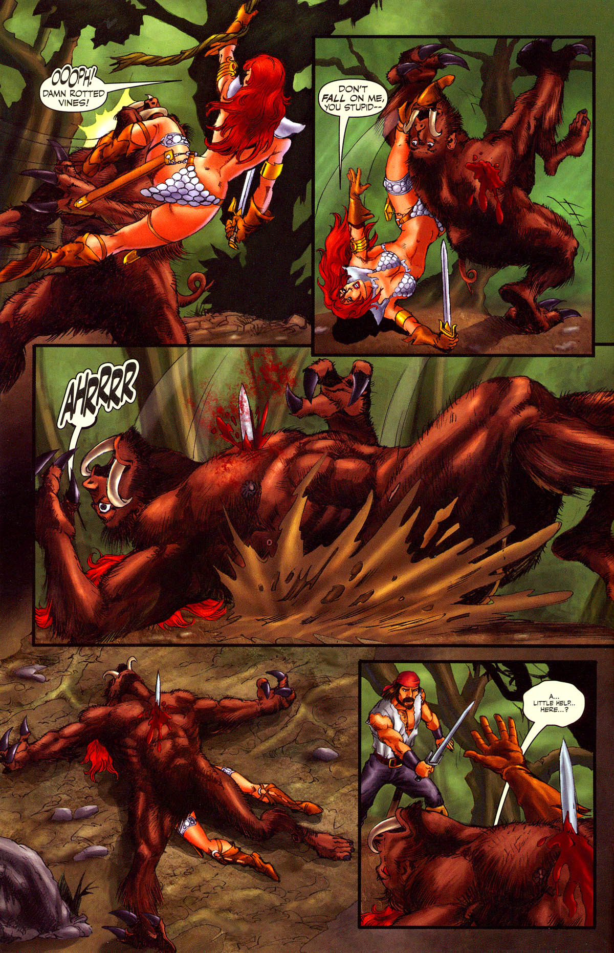 Read online Red Sonja: Monster Isle comic -  Issue # Full - 12