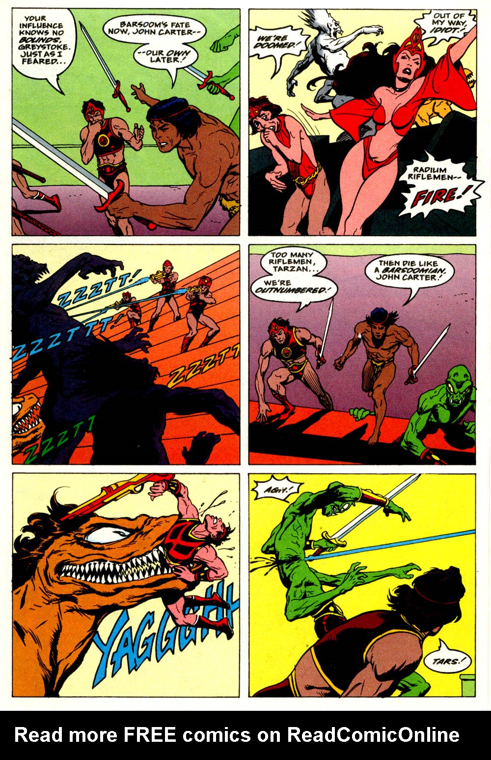 Read online Tarzan/John Carter: Warlords of Mars comic -  Issue #4 - 16