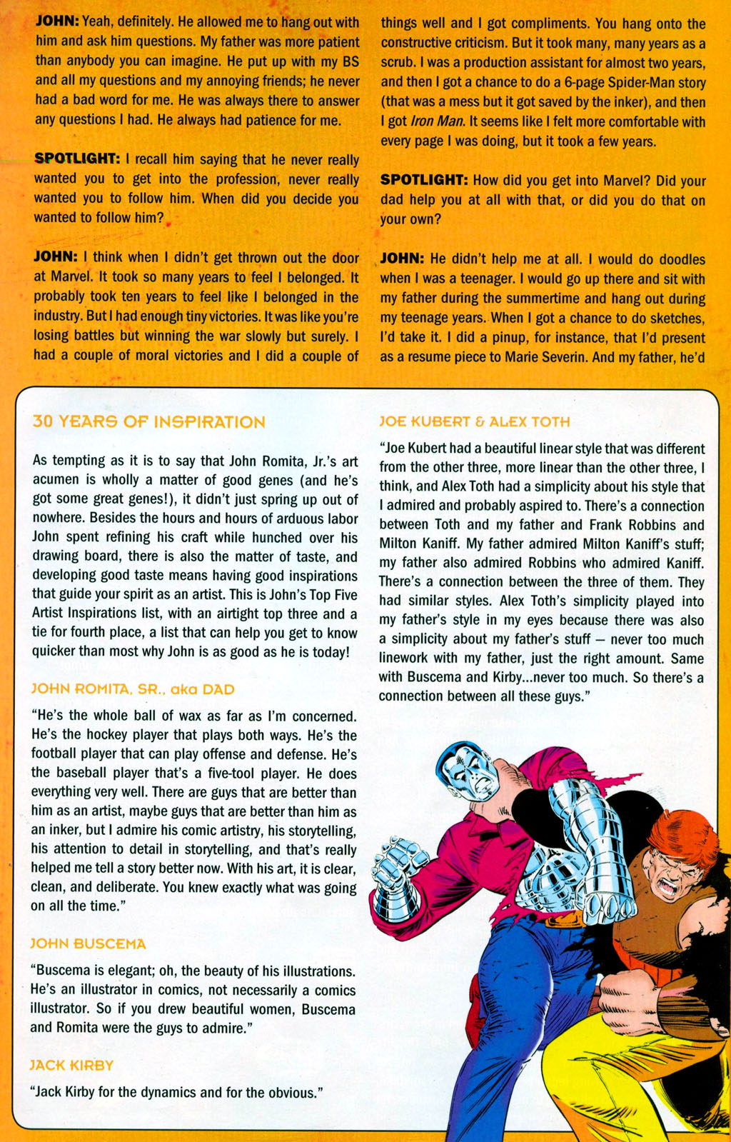 Read online John Romita Jr. 30th Anniversary Special comic -  Issue # Full - 40