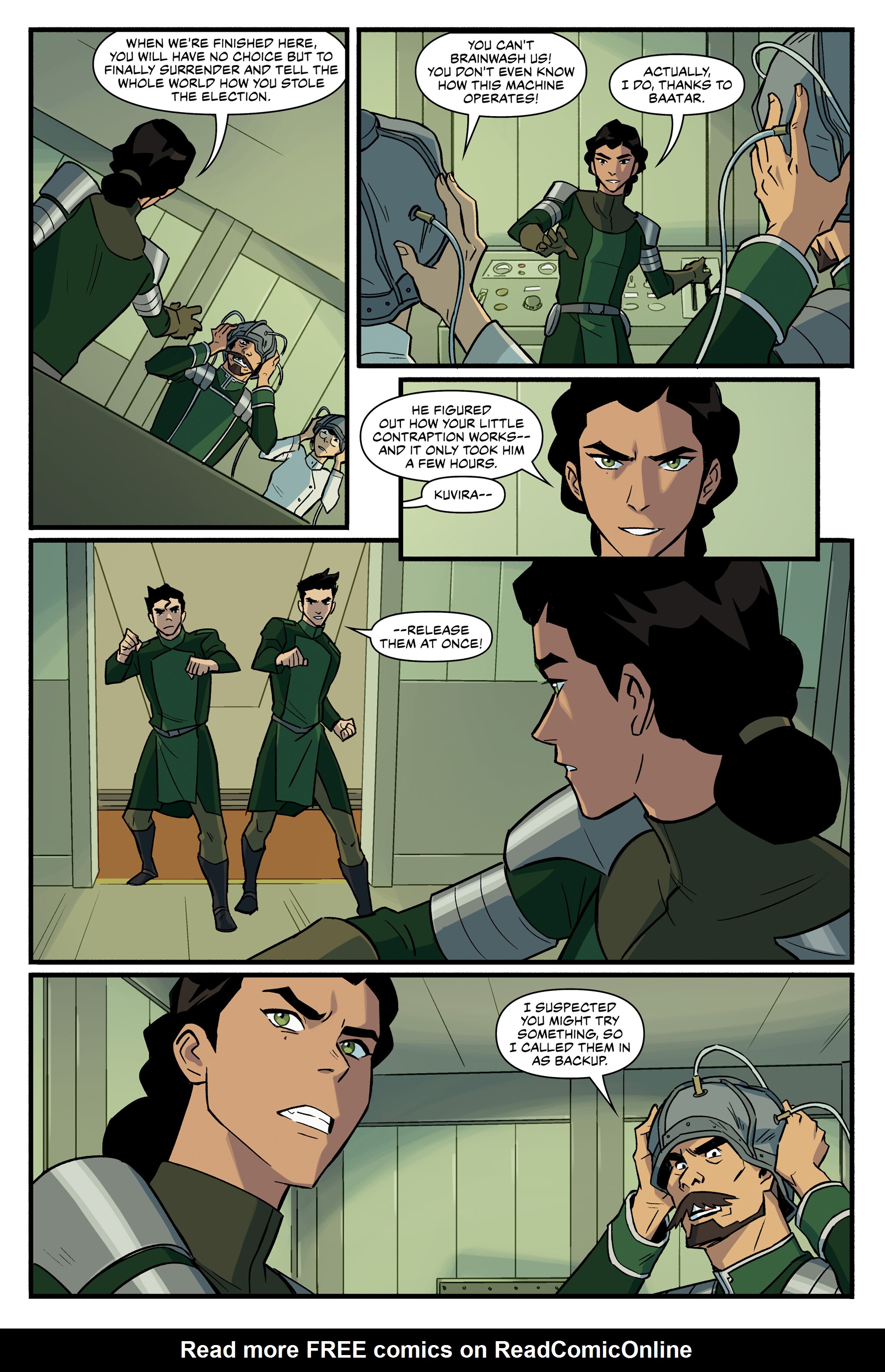 Read online Nickelodeon The Legend of Korra: Ruins of the Empire comic -  Issue # TPB 3 - 51