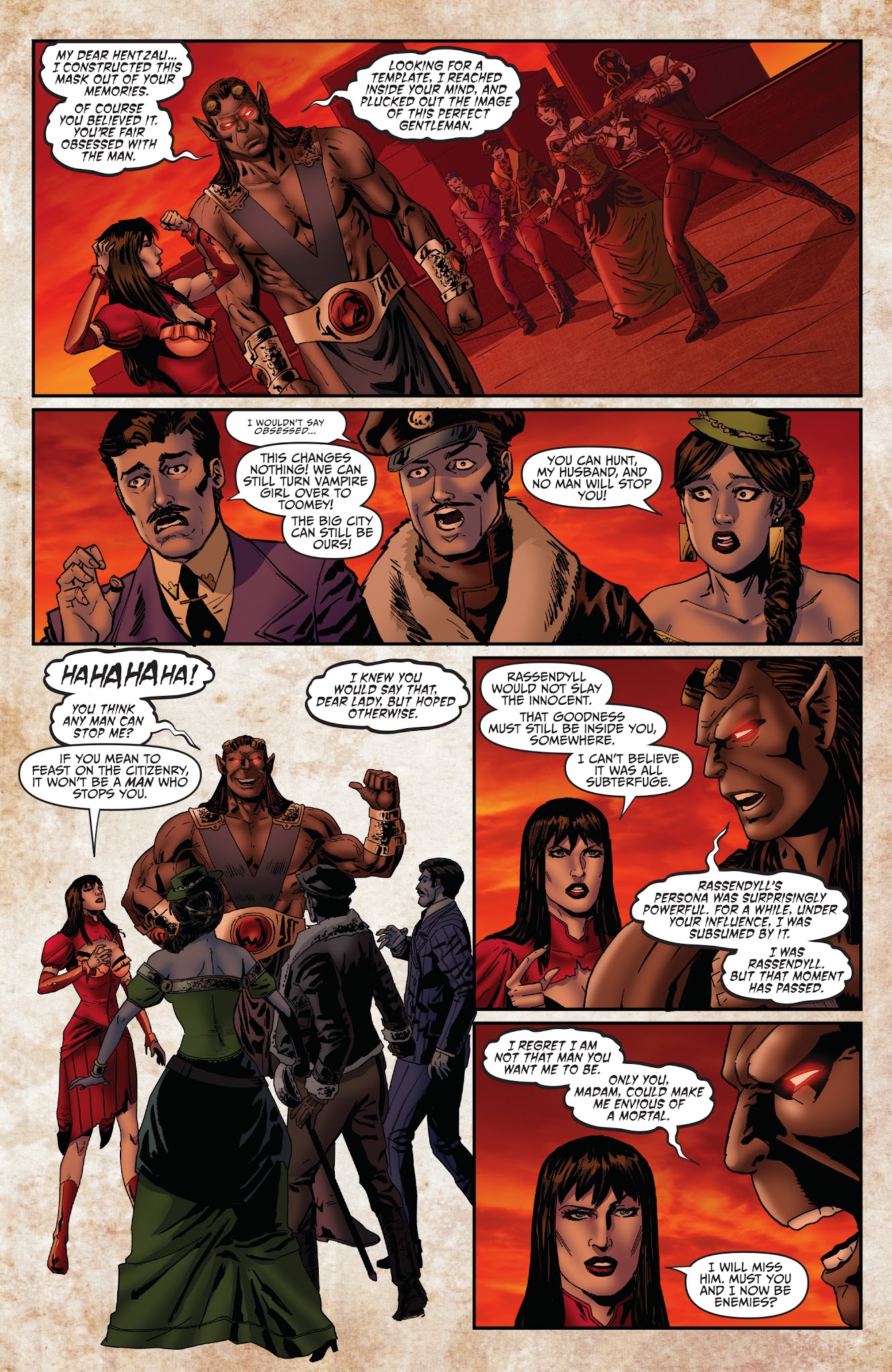 Read online Legenderry: Vampirella comic -  Issue # _TPB - 114