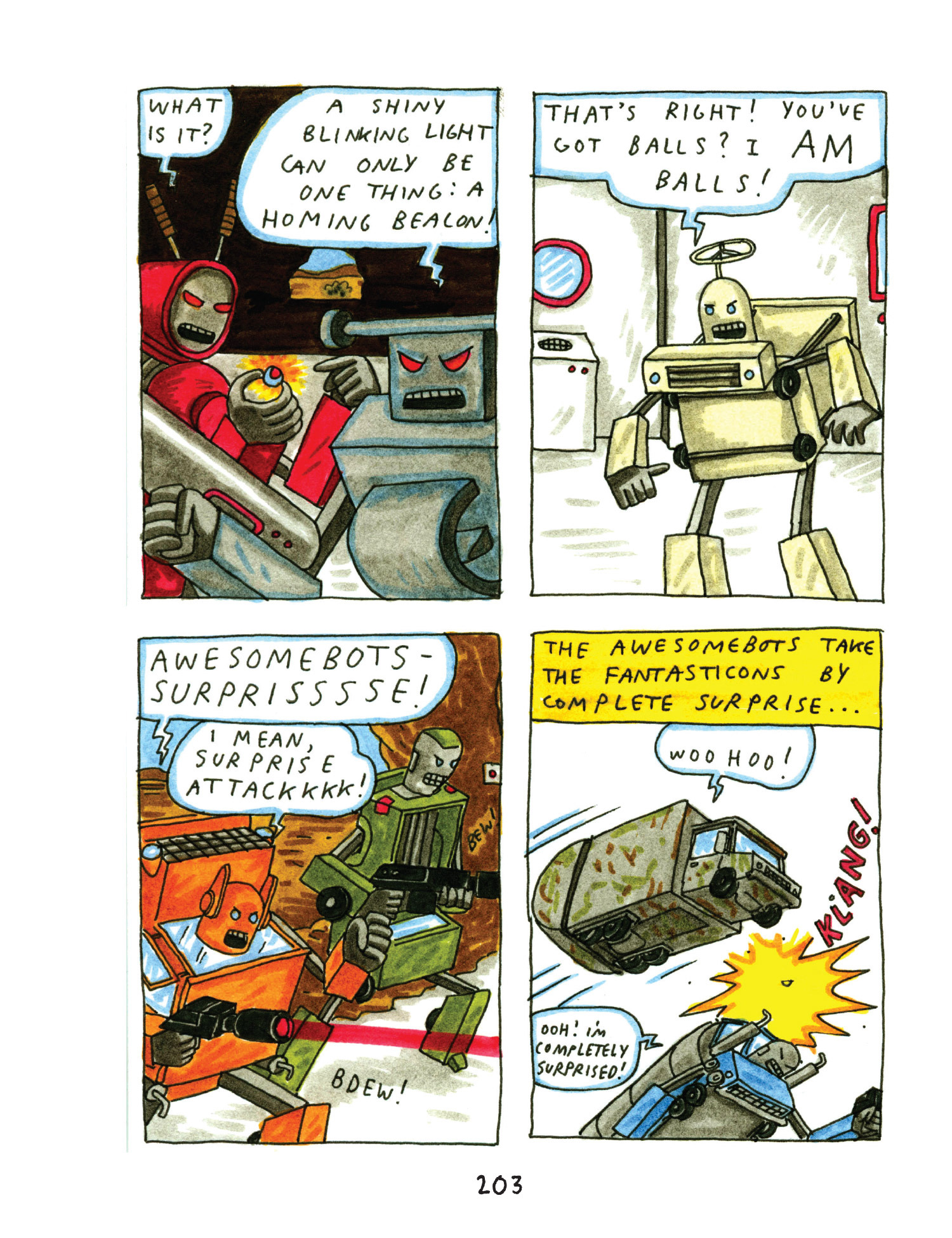 Read online Incredible Change-Bots: Two Point Something Something comic -  Issue # TPB (Part 2) - 100