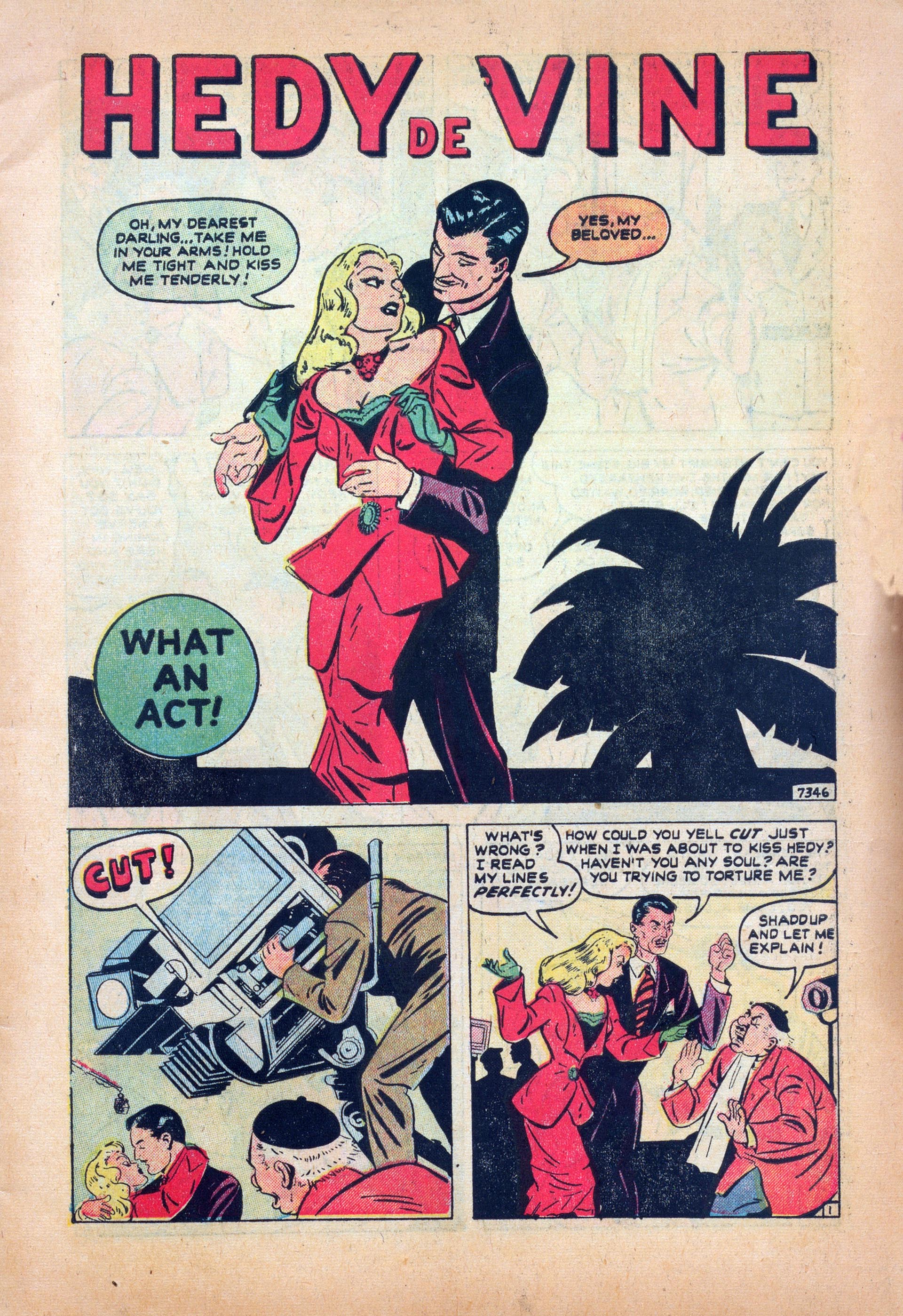 Read online Hedy Of Hollywood Comics comic -  Issue #38 - 3