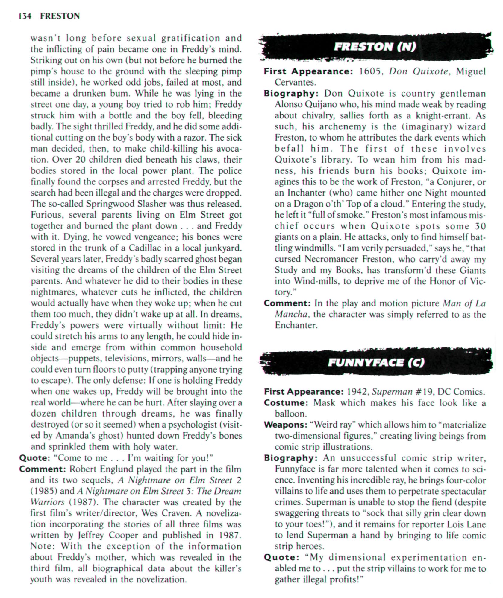 Read online The Encyclopedia of Super Villains comic -  Issue # TPB (Part 1) - 152