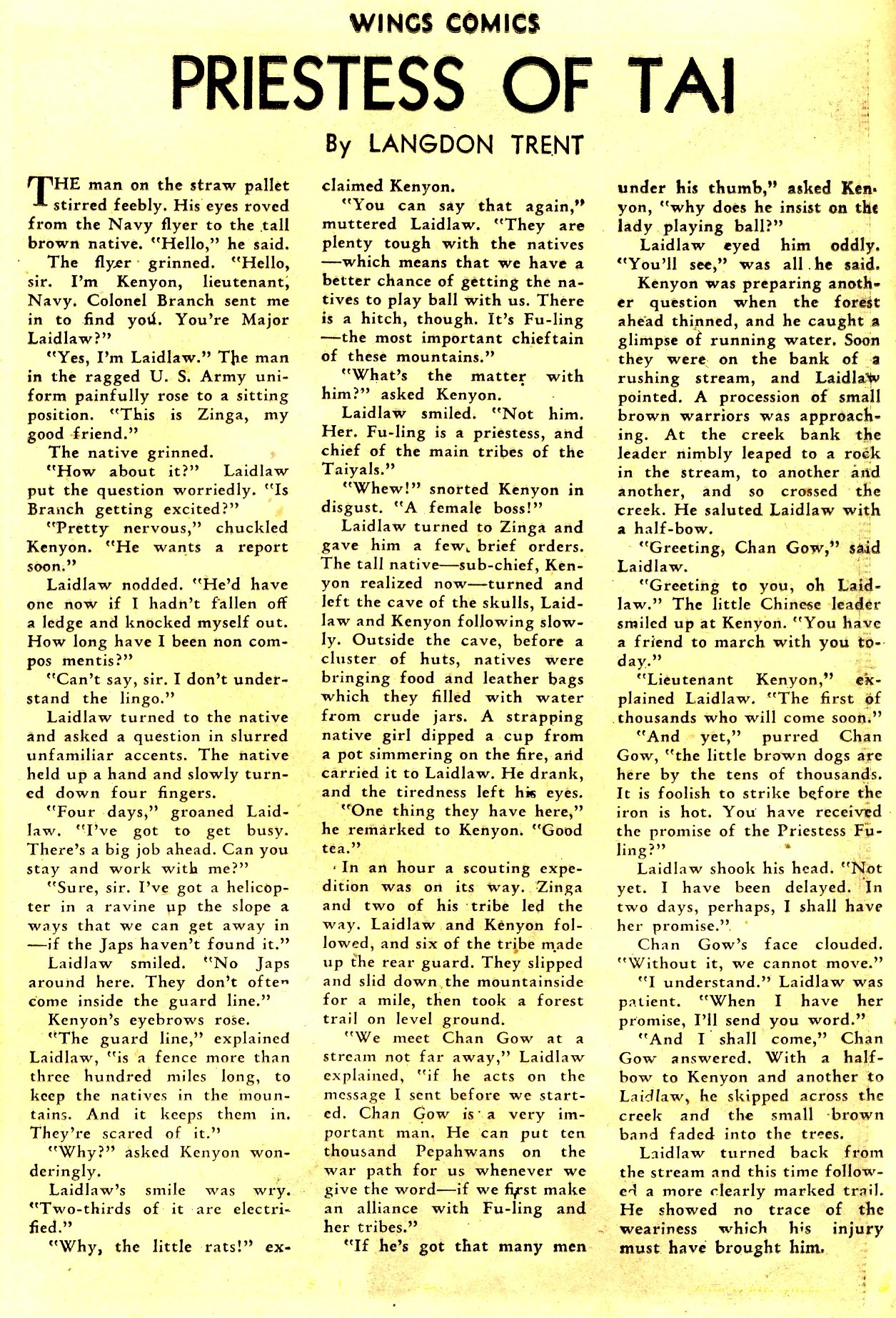 Read online Wings Comics comic -  Issue #59 - 35